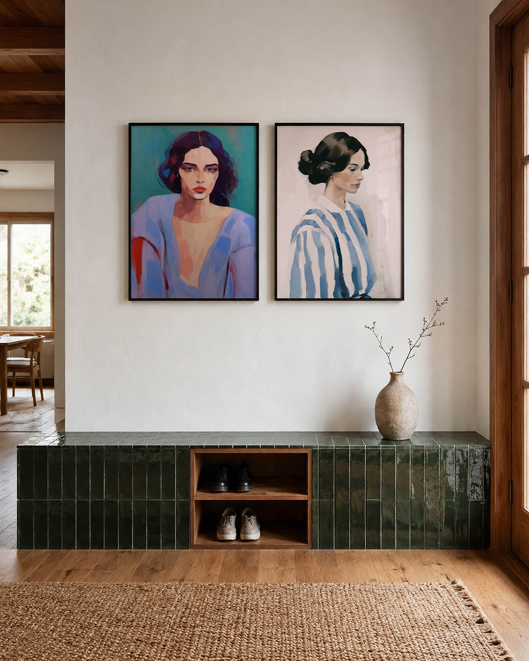 Portret in kleurvlakken Posterset