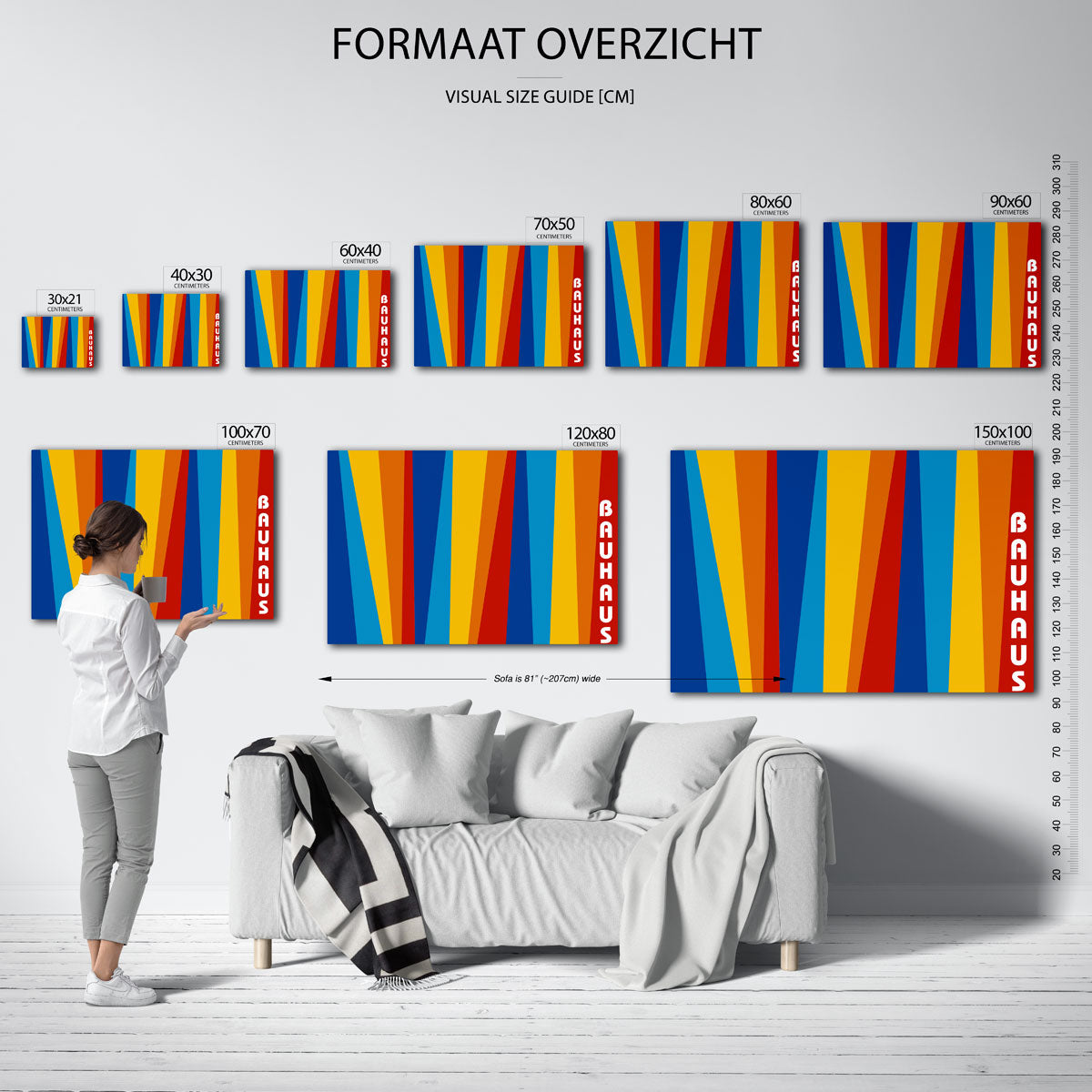Vorm en kleur Poster