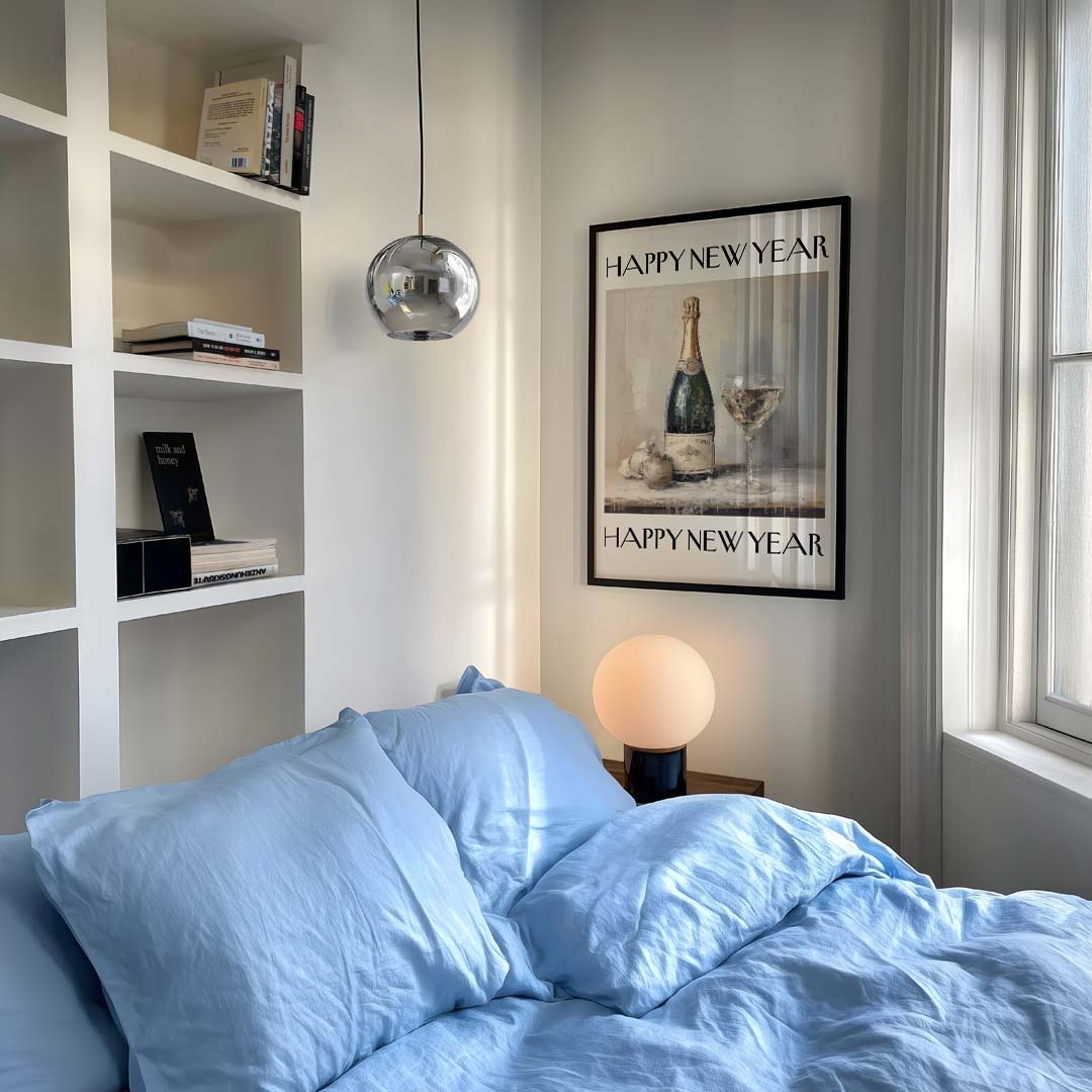 Stijlvolle Nieuwjaars Poster-WallArtistic