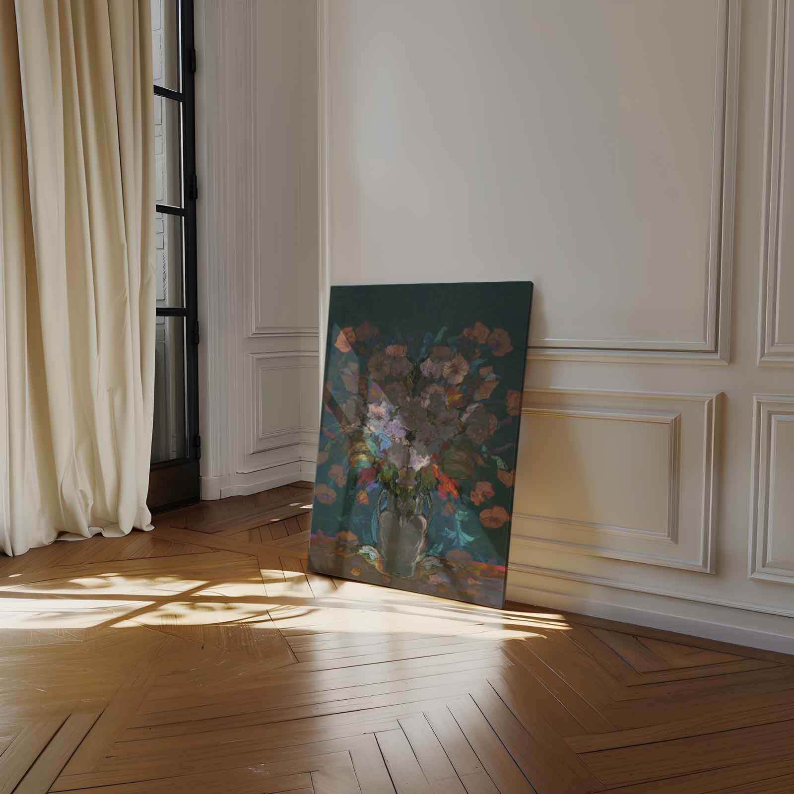 Bloemrijke Overvloed Kunstwerk-canvas-dibond-plexiglas-wanddecoratie-WallArtistic