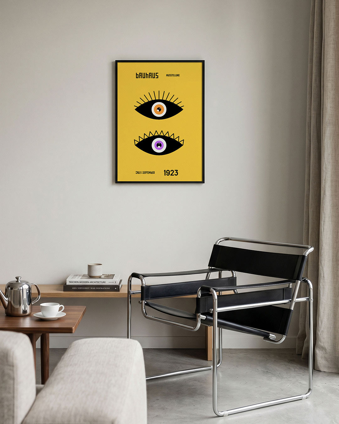 Oogvormen en lijnen Poster