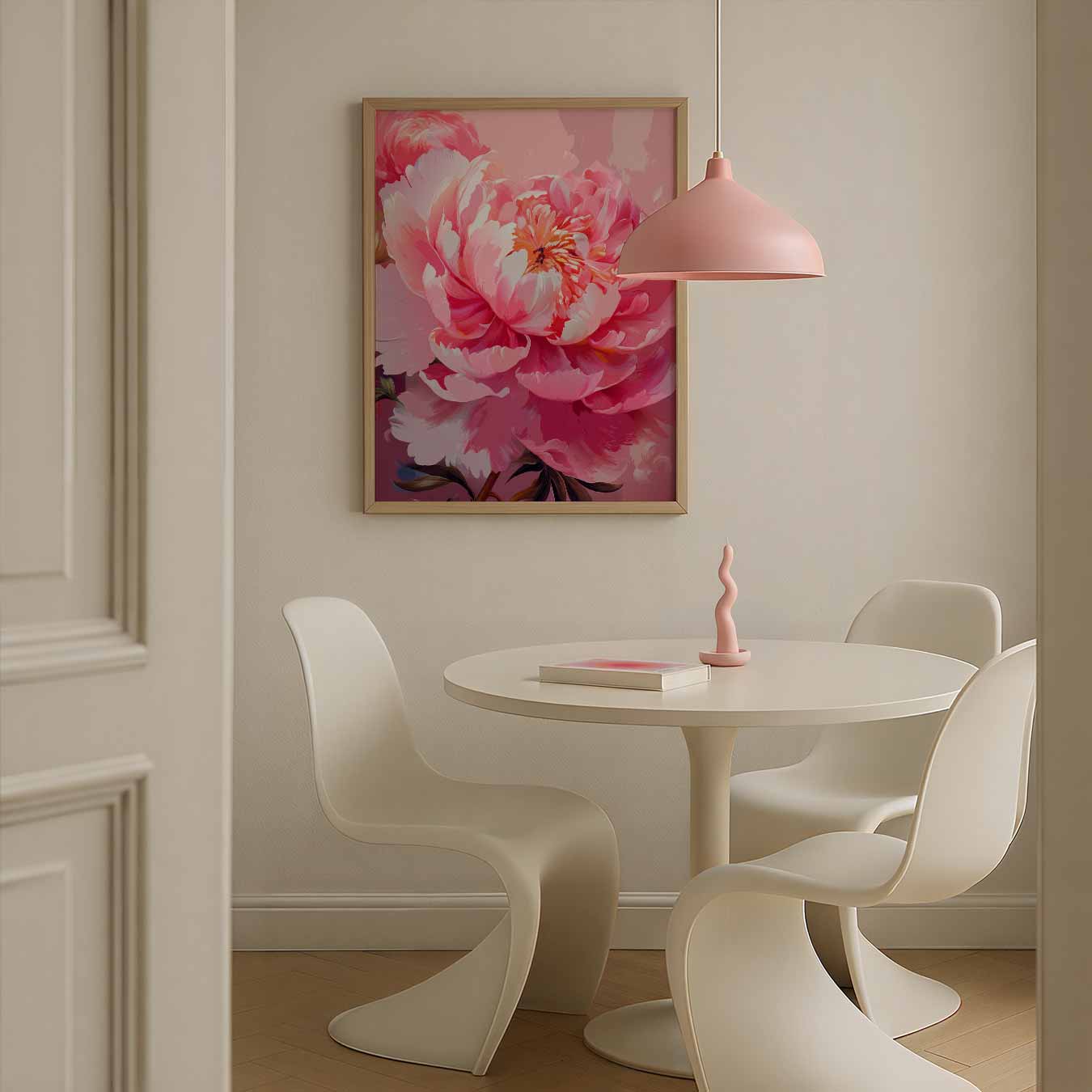 Romantische Pioenrozen Poster