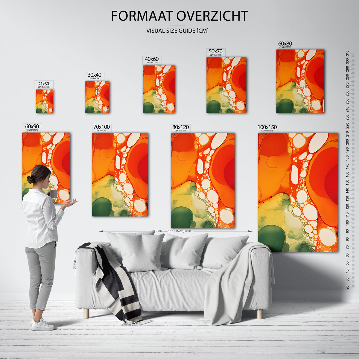 Abstracte vormen Poster