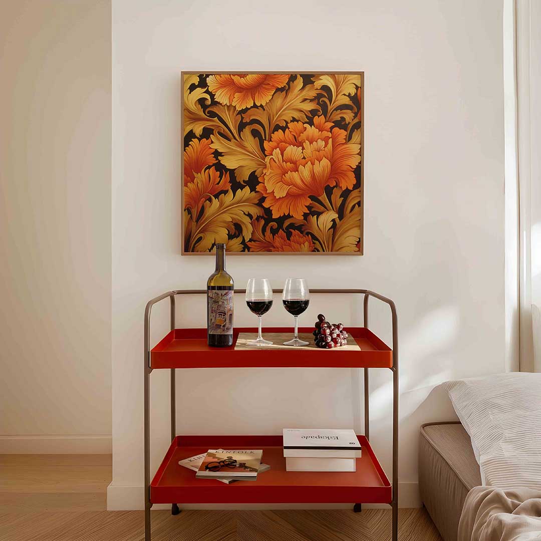 Bloemmotief Poster