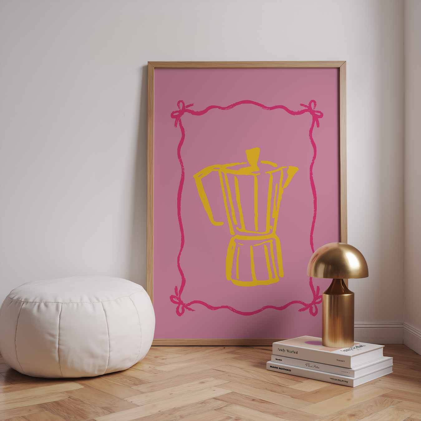 Retro Koffieliefde Poster