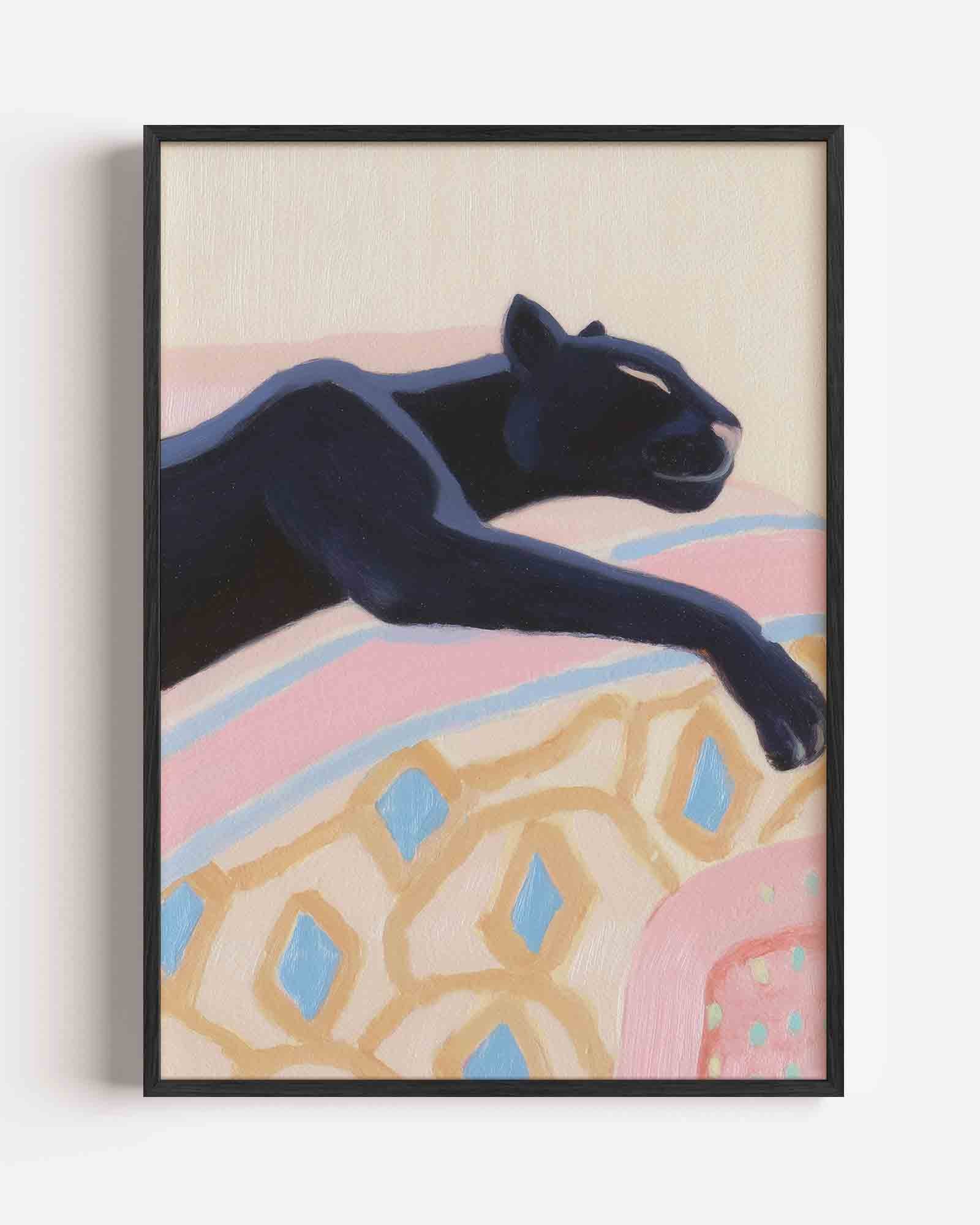Slapende panter Poster