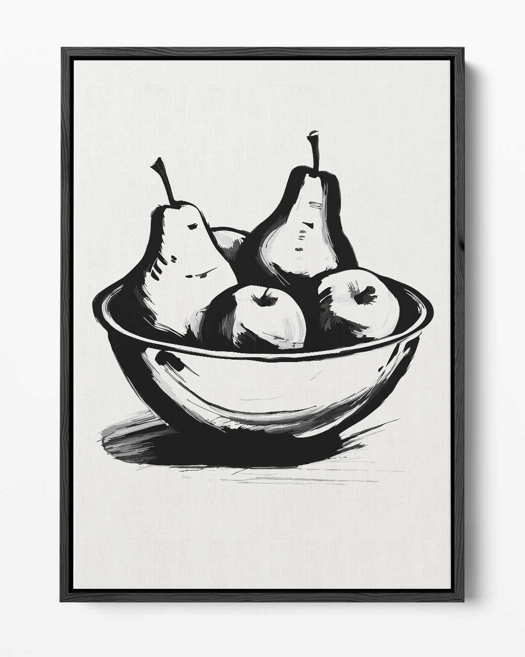 Moderne Fruitstilleven Illustratie Kunstwerk-canvas-dibond-plexiglas-wanddecoratie-WallArtistic