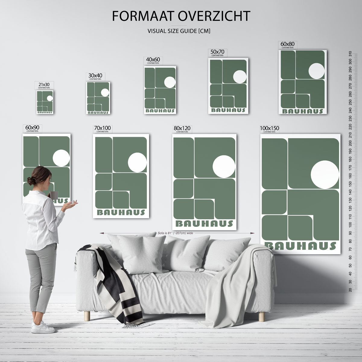 Vormen en vlakken Poster