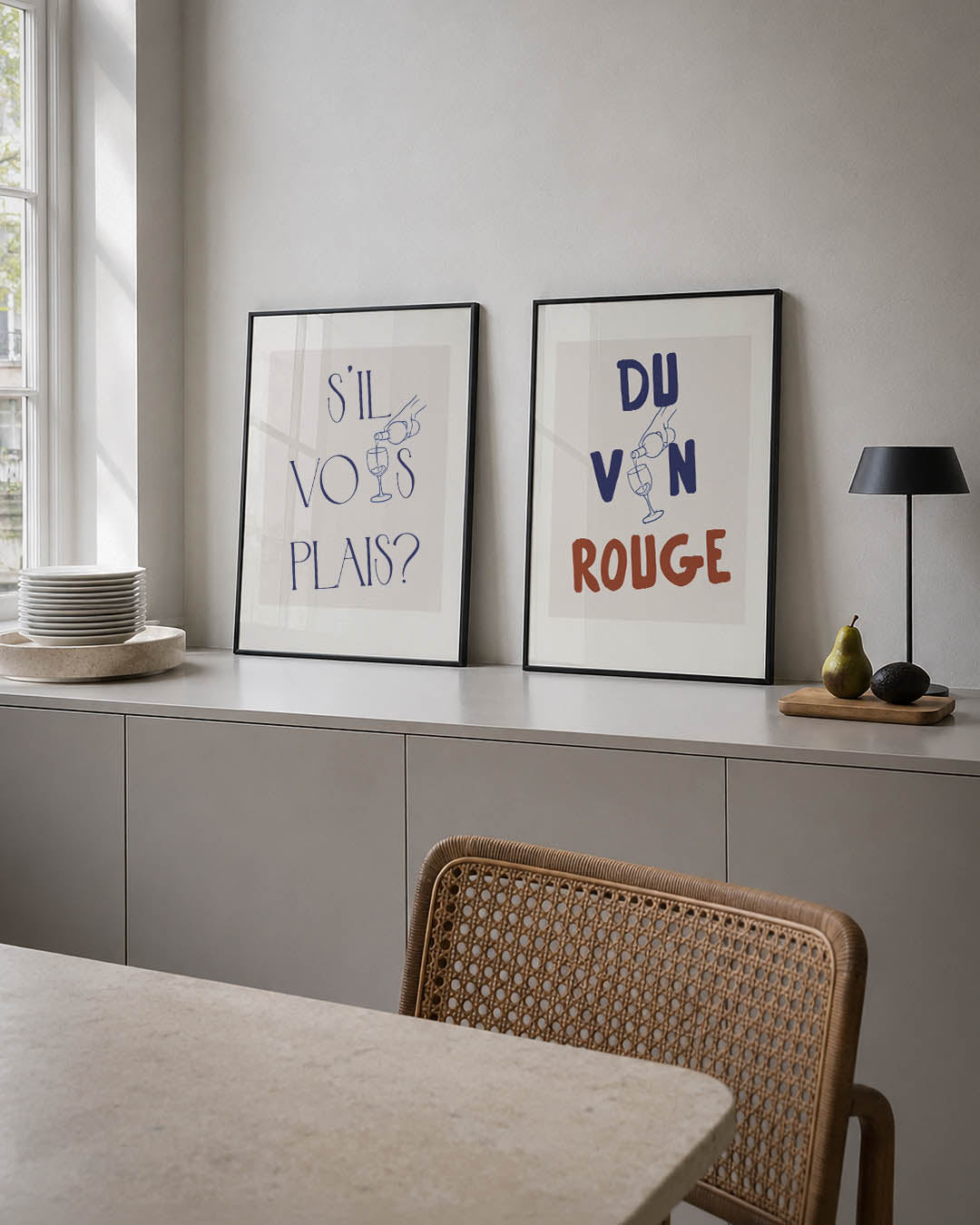 Wijn en woorden Posterset