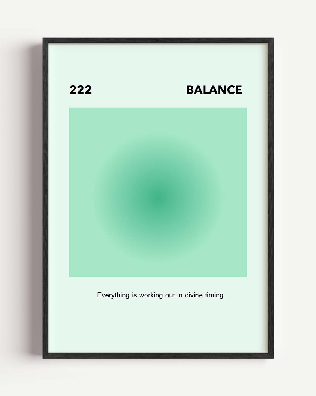 Inspirerende 222 Balance Poster