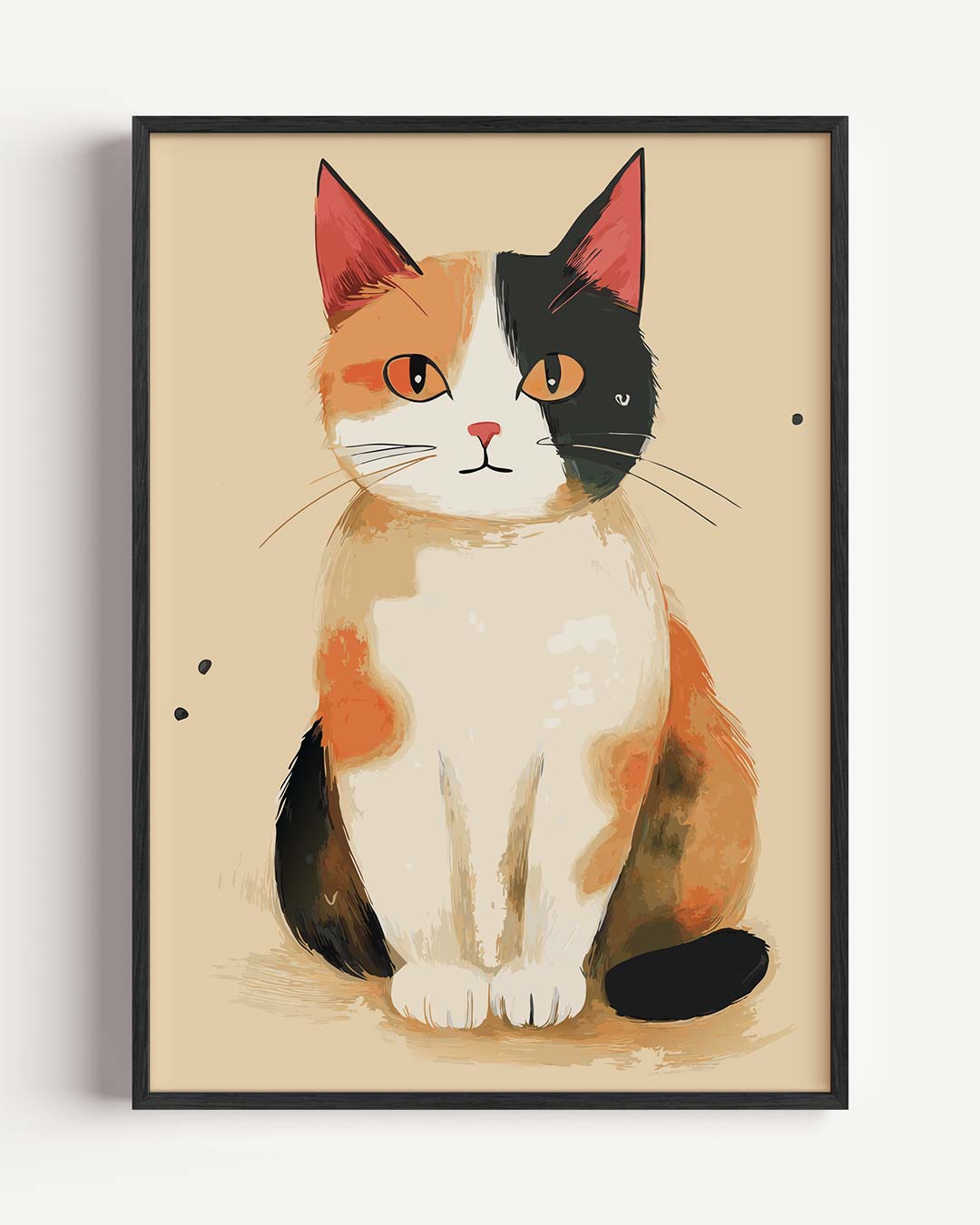 Schattige Calico Kat Poster