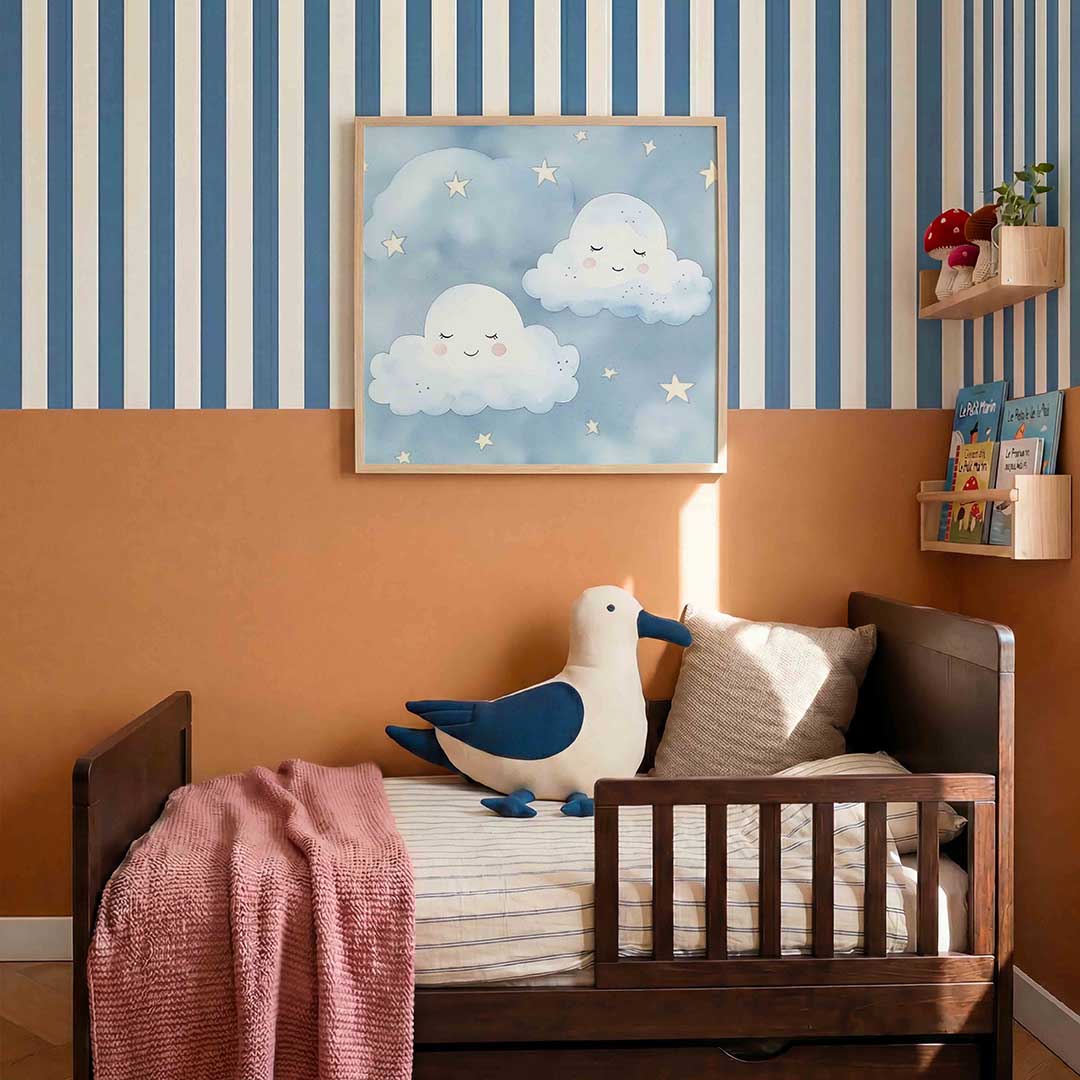 Slapende wolken Poster