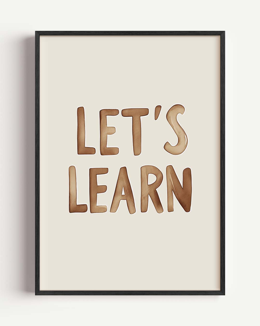 Let's Learn Motivatieposter