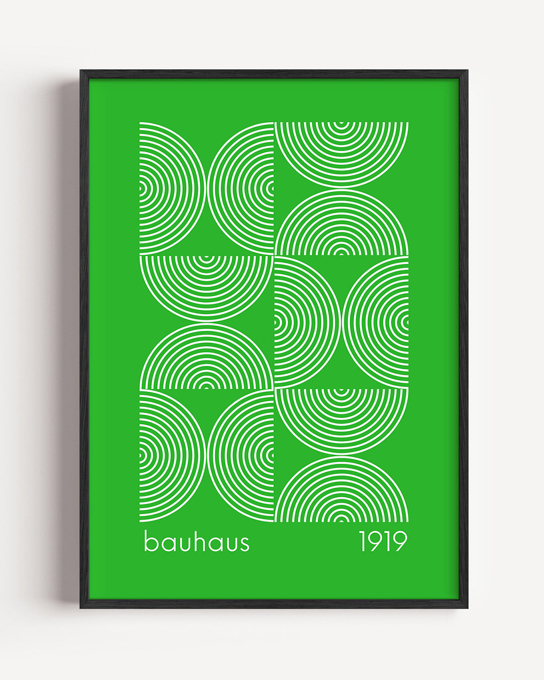 Cirkelpatroon groen Poster