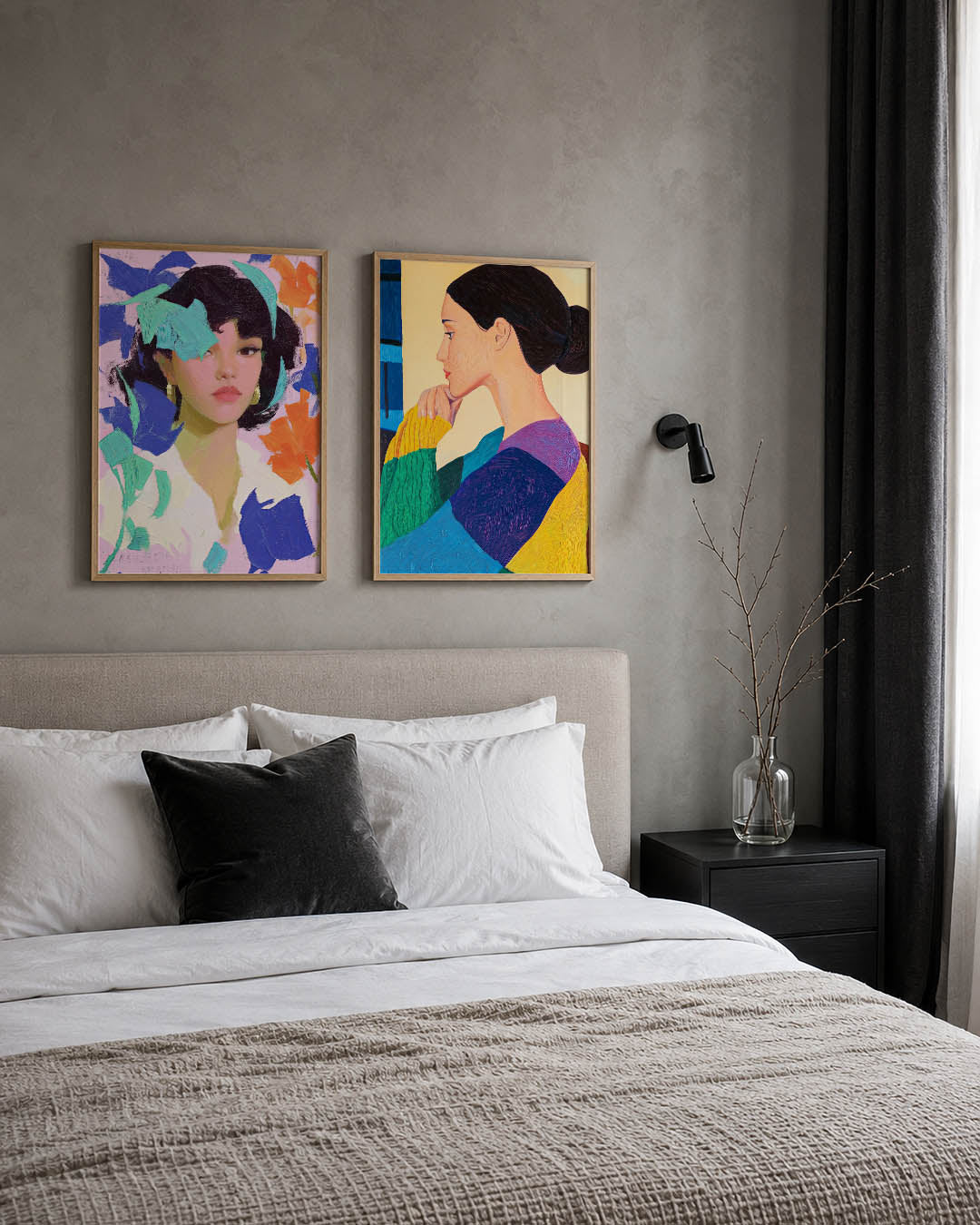 Kleurrijke vormen Posterset