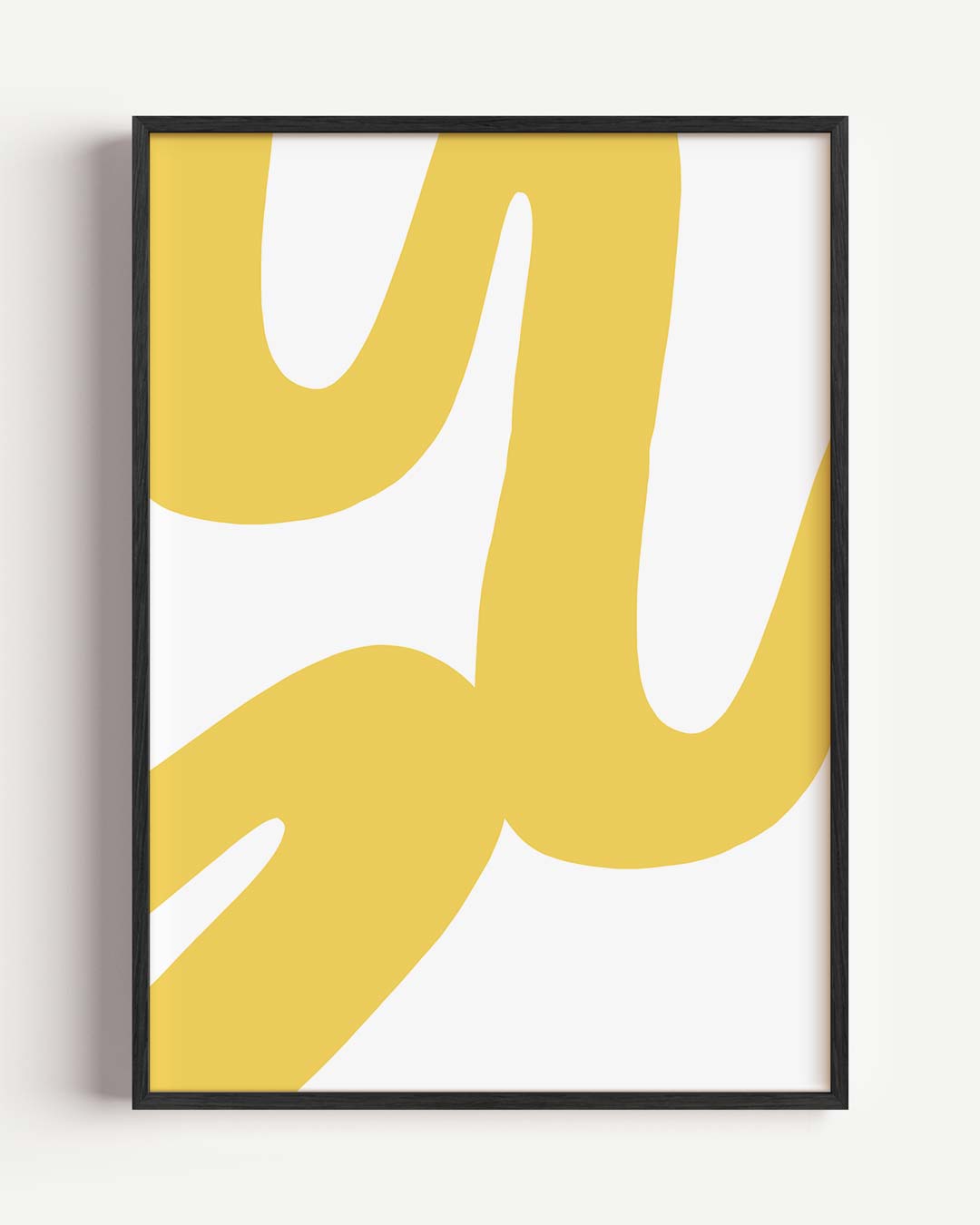 Vrolijke Gele Belettering Poster