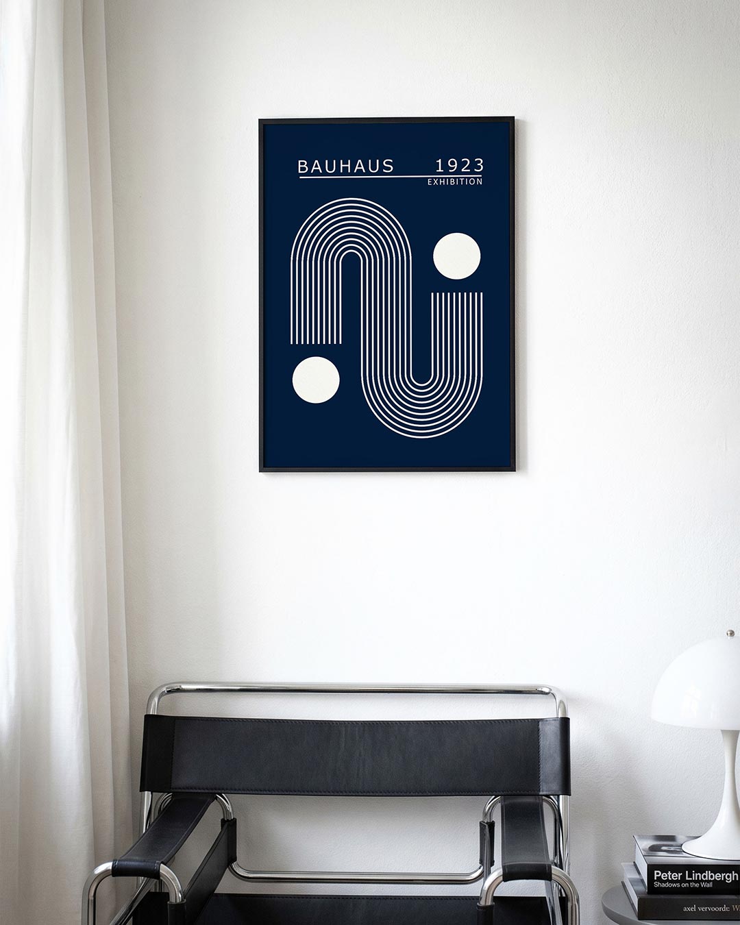 Lijnen en cirkelvormen Poster