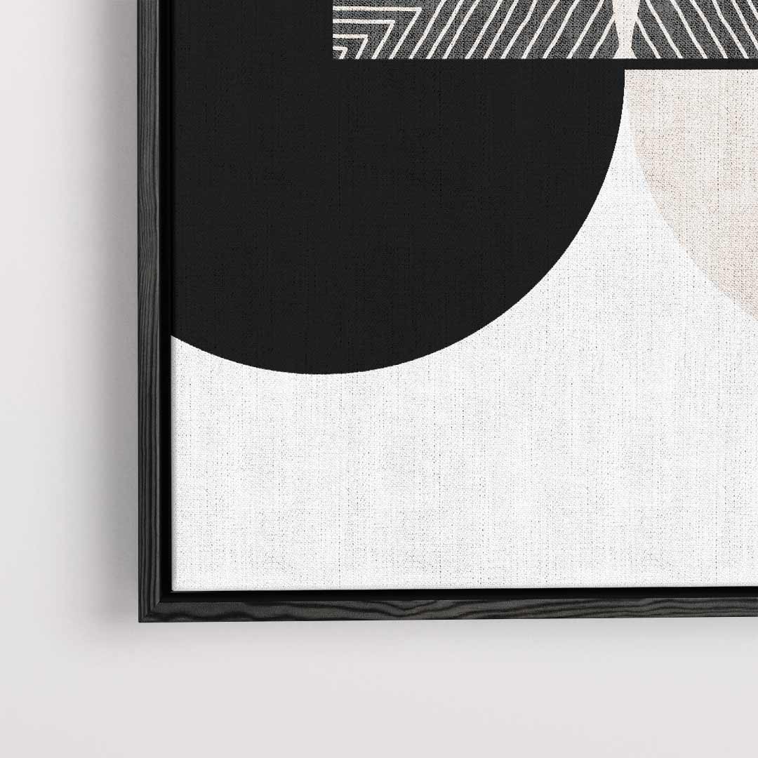 Strakke Cirkelpatronen Muurdecoratie Kunstwerk-canvas-dibond-plexiglas-wanddecoratie-WallArtistic