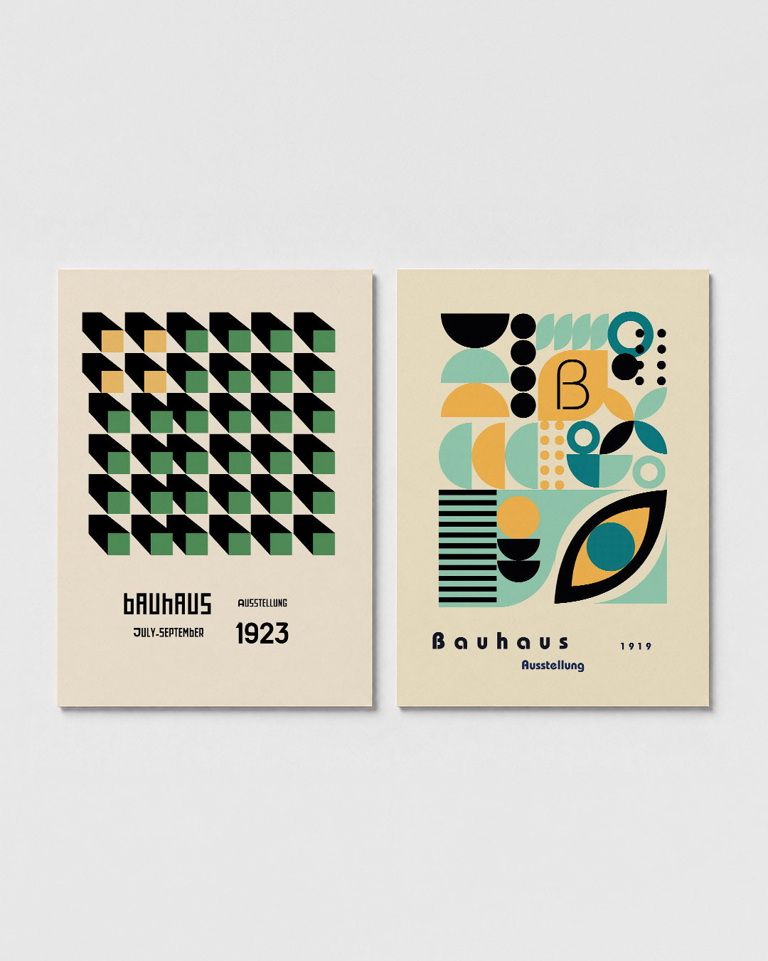 Kleurblok ritme Posterset