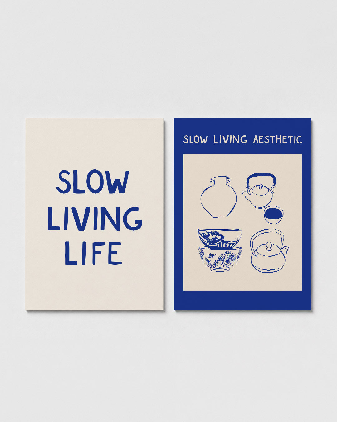 Typografie en rust Posterset