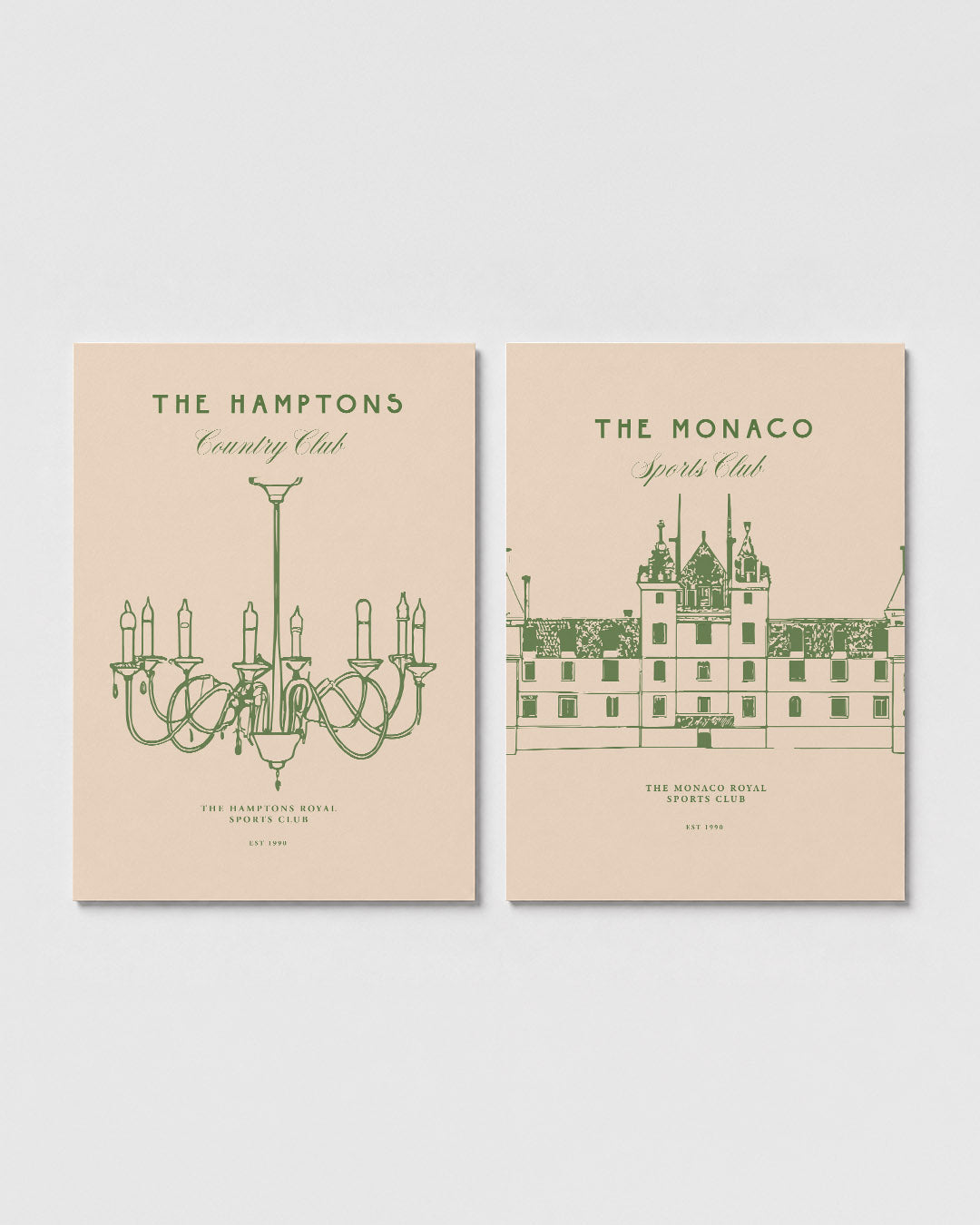 Kroonluchter elegantie Posterset