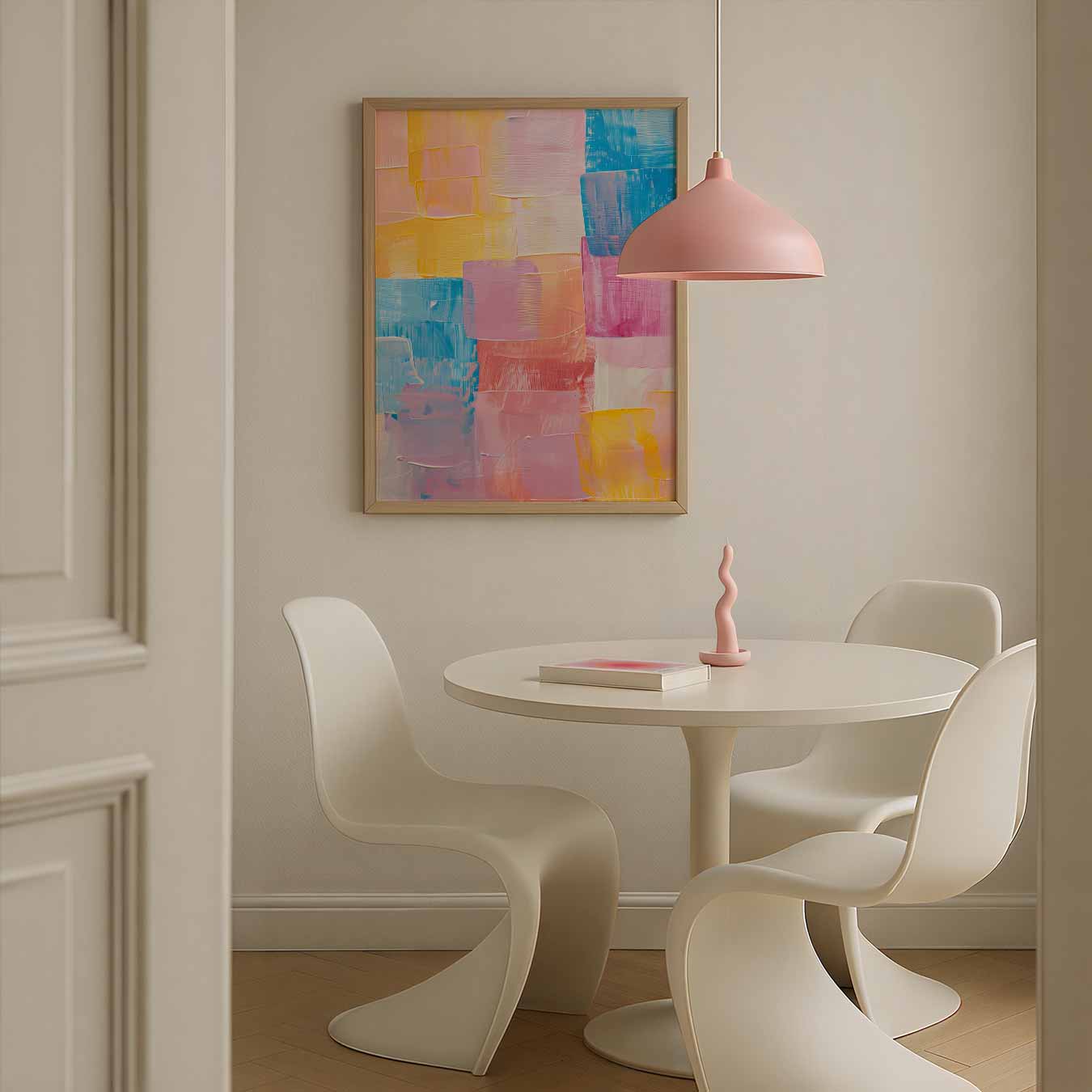 Kleurrijke Abstracte Vibes Poster