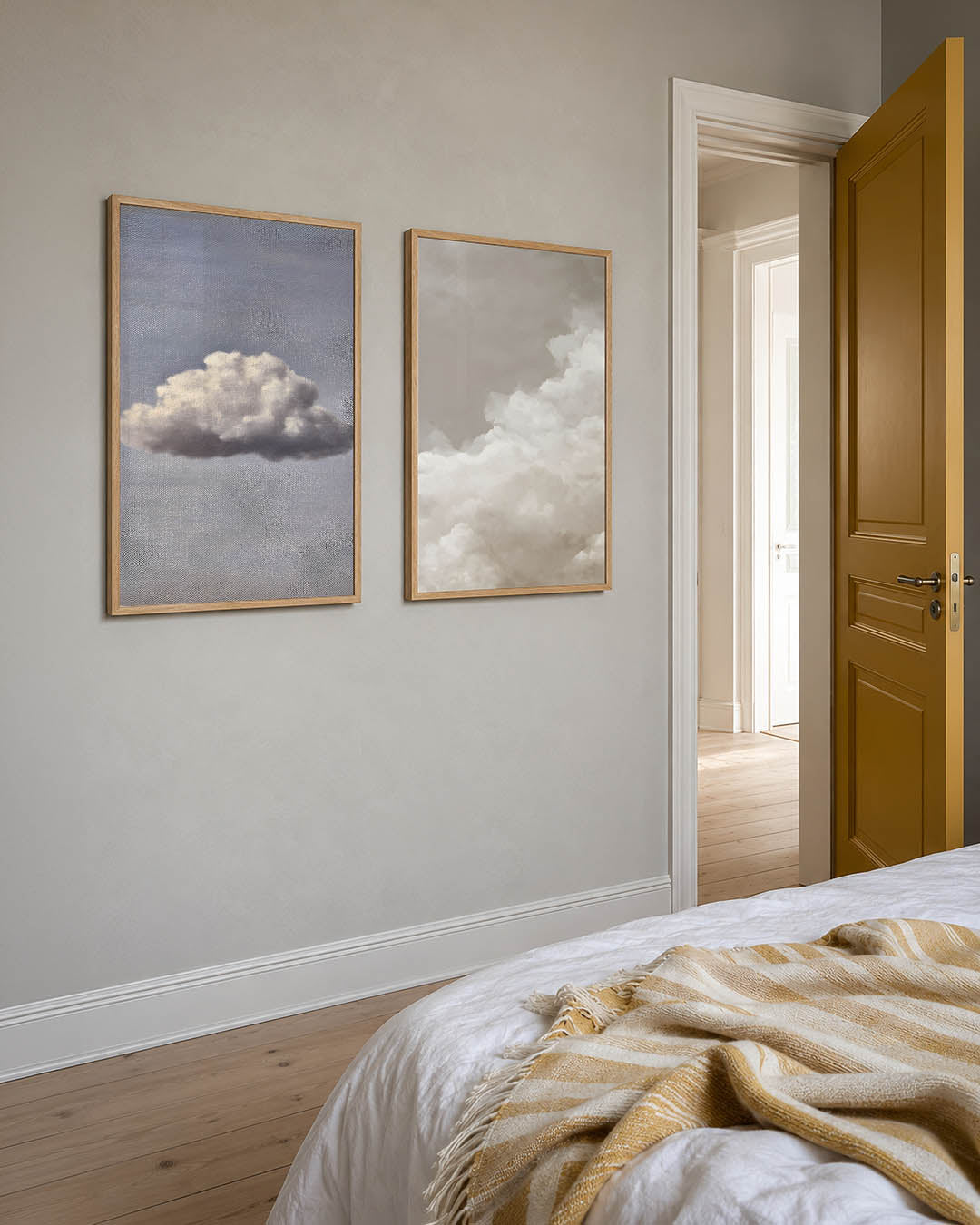 Wolk in textuur Posterset