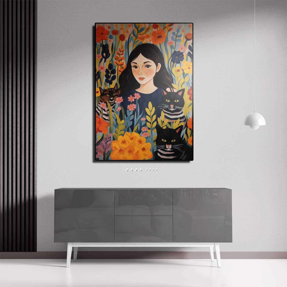 Vrolijke Tuinmomenten Kunstwerk-canvas-dibond-plexiglas-wanddecoratie-WallArtistic