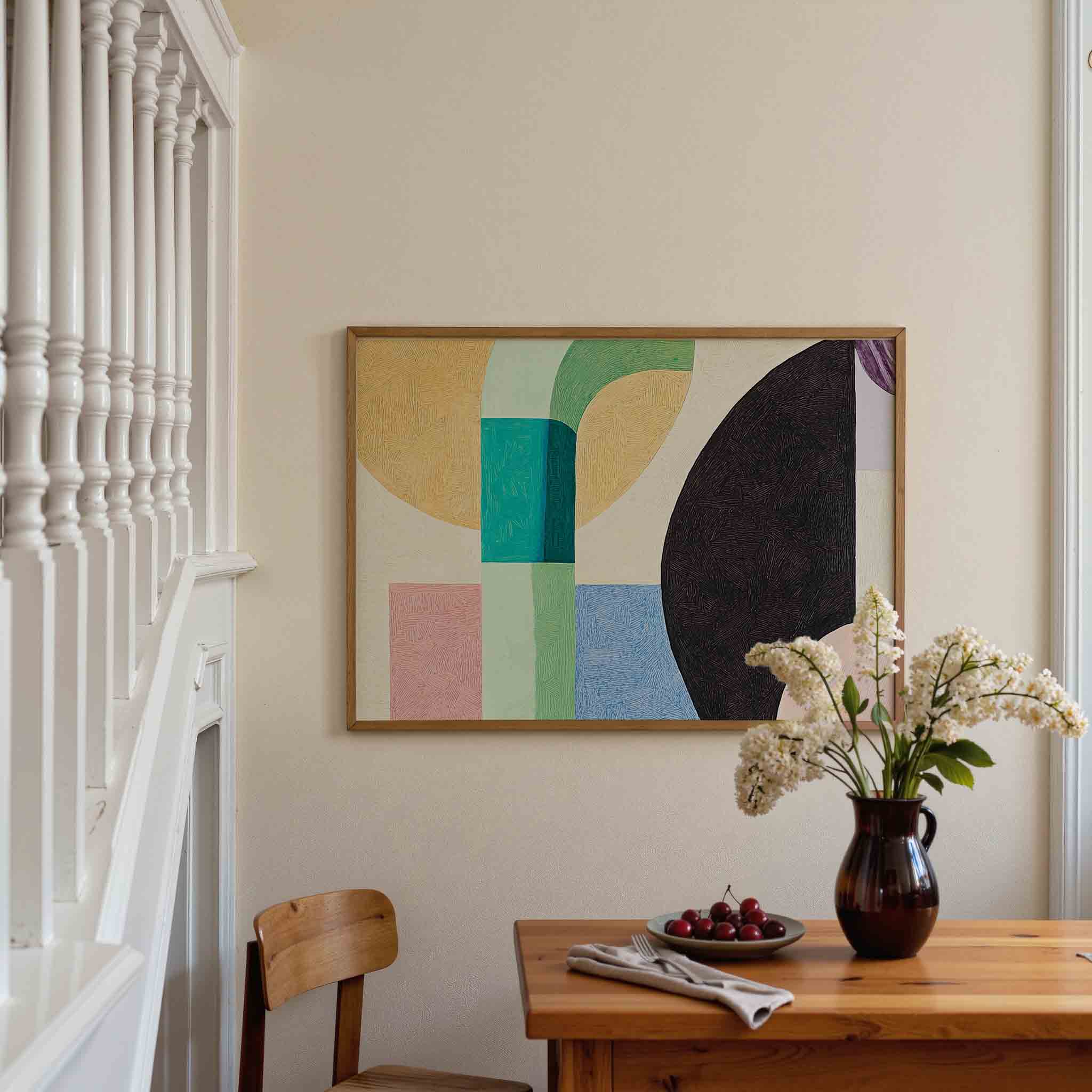 Abstracte vormen Poster