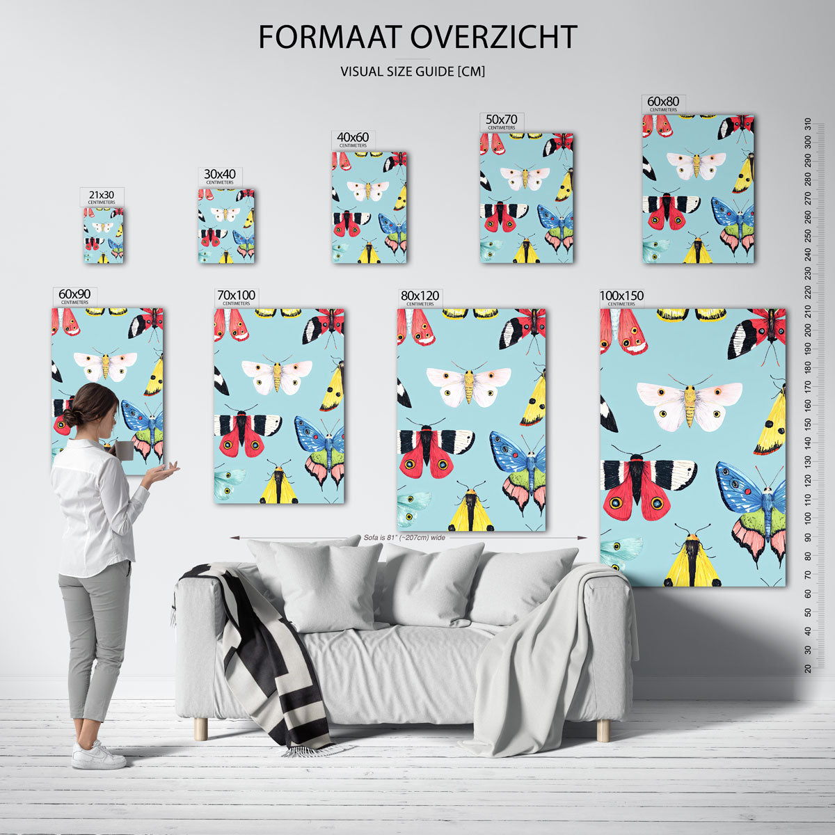 Vlinders en motten Poster