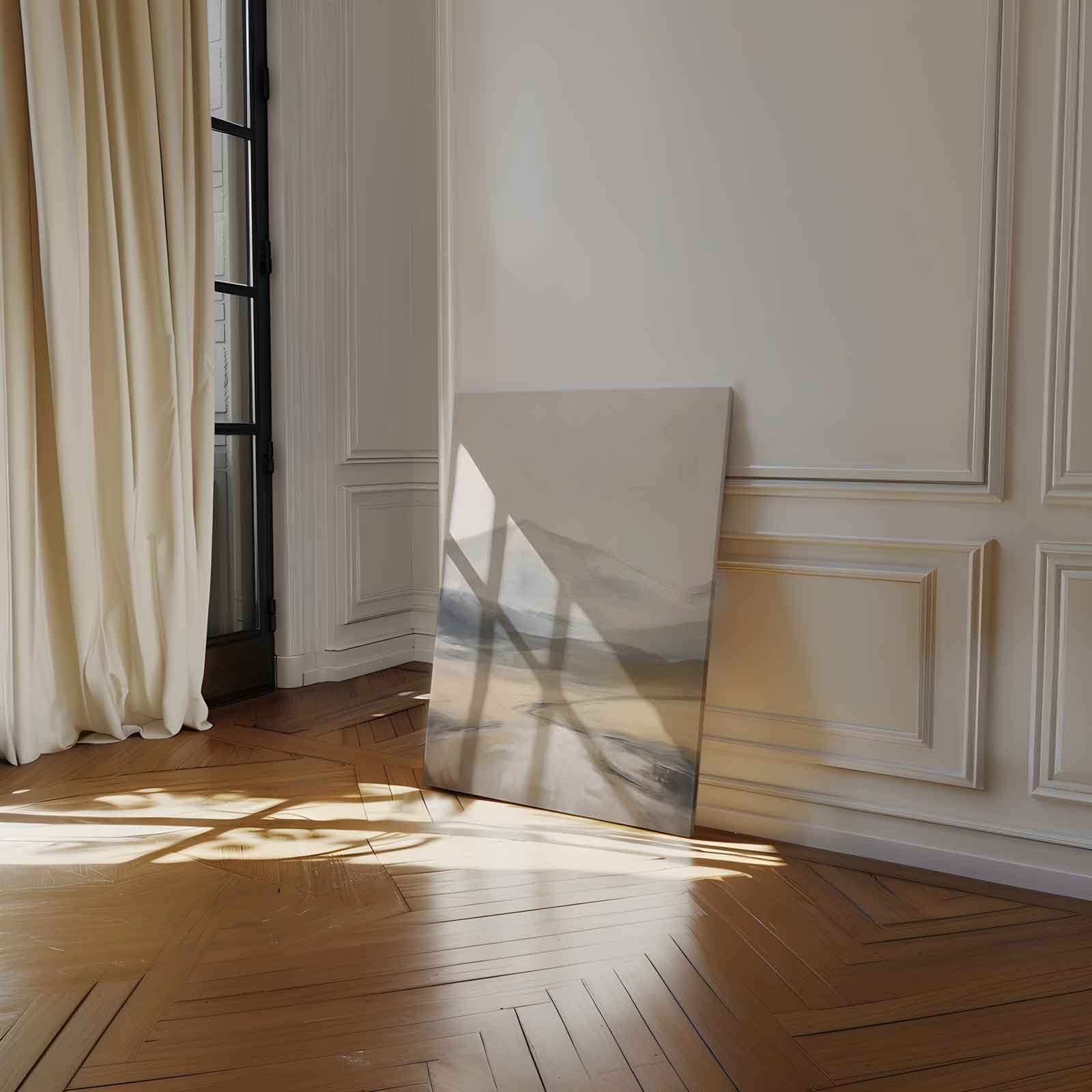 Rustgevend Berglandschap Kunstwerk-canvas-dibond-plexiglas-wanddecoratie-WallArtistic