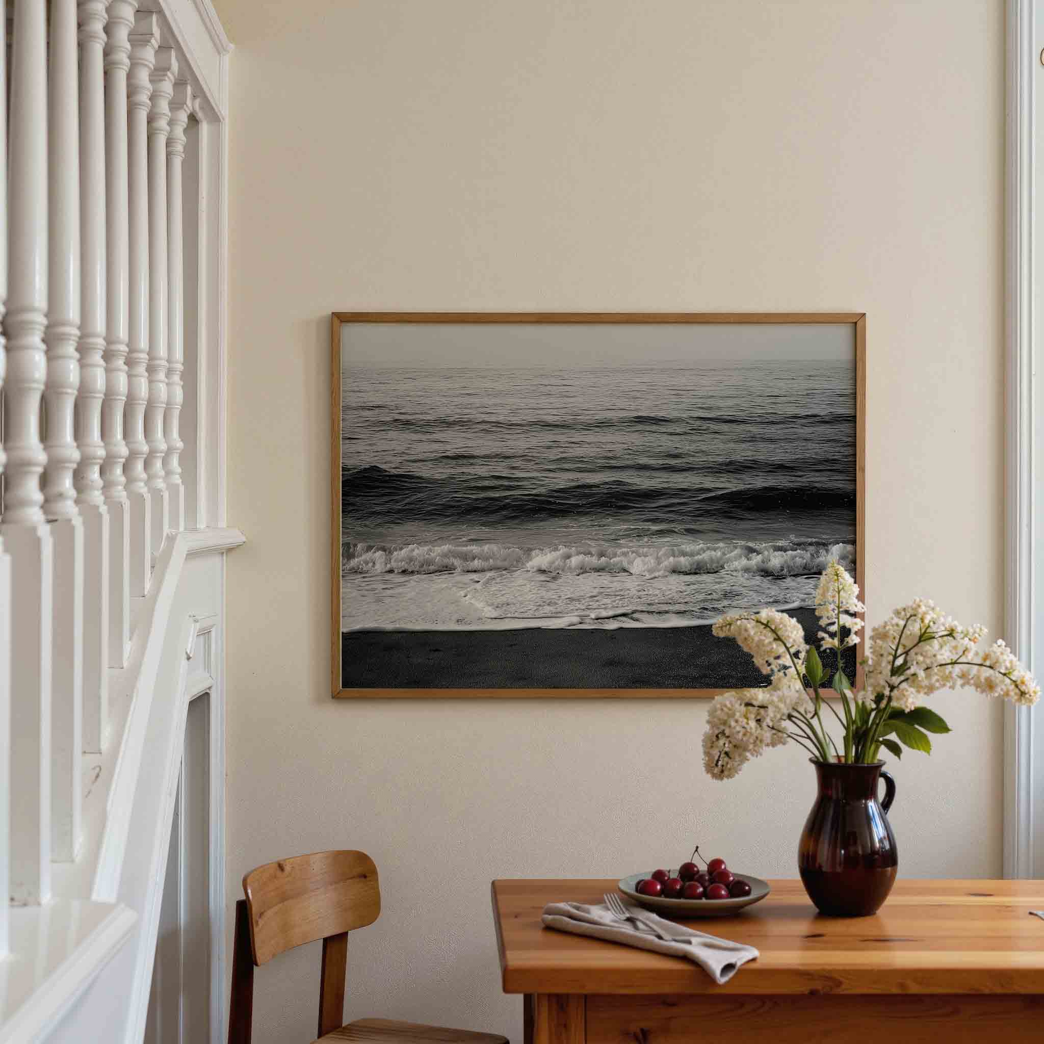 Golven aan de kust Poster