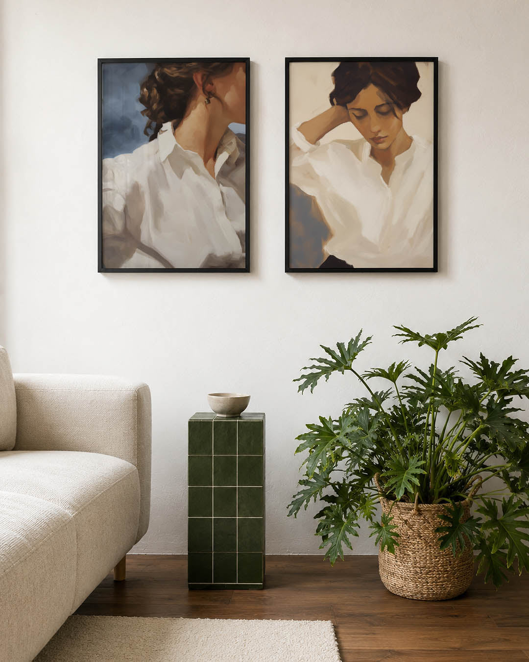 Zachte kleurvlakken Posterset
