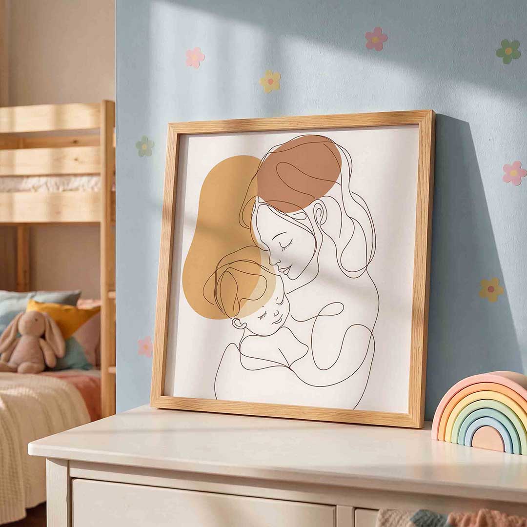 Moeder en kind Poster