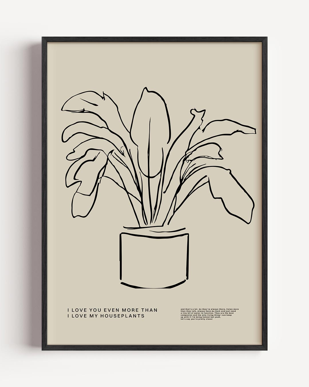 Liefde voor Planten Poster-WallArtistic