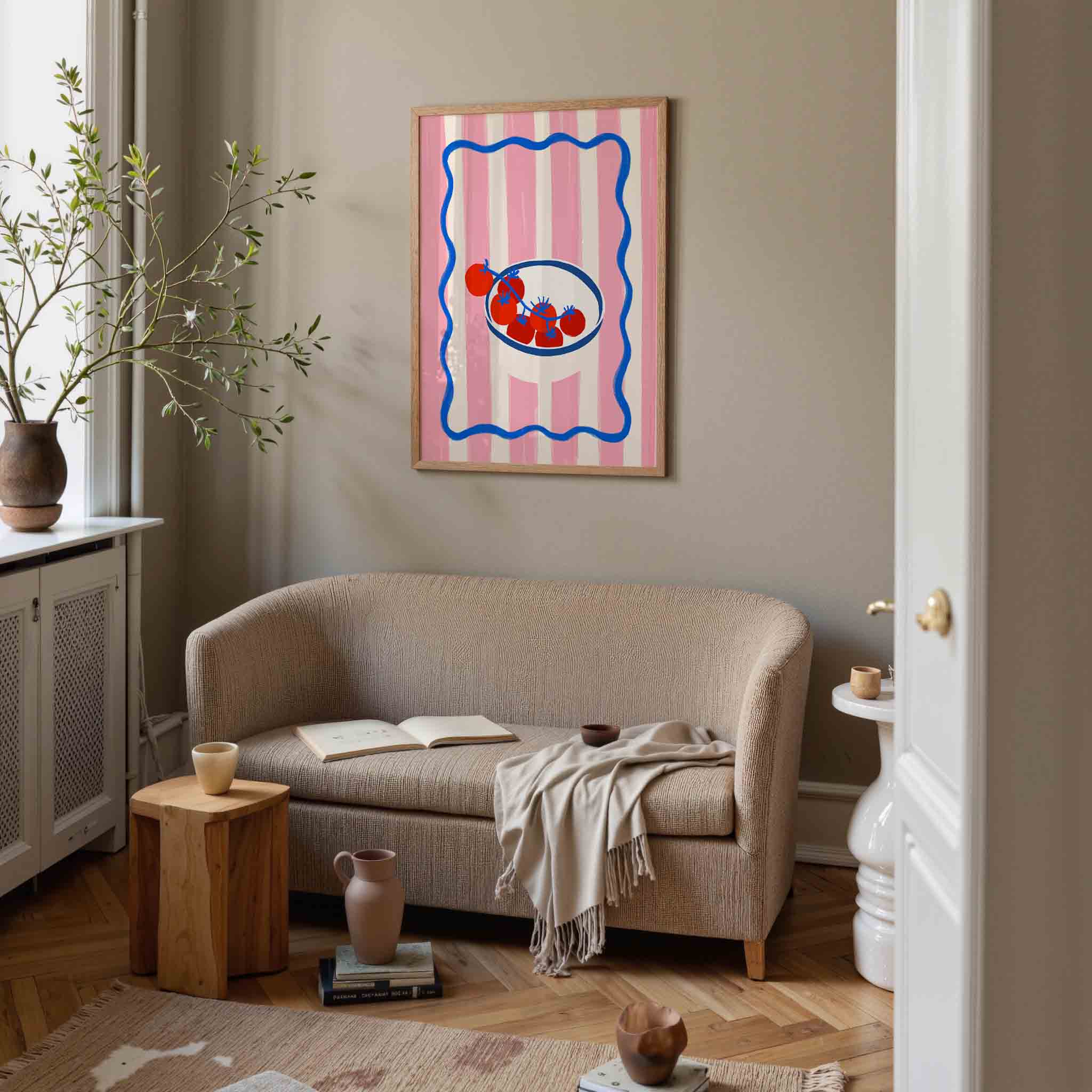 Tomaten in schaal Poster