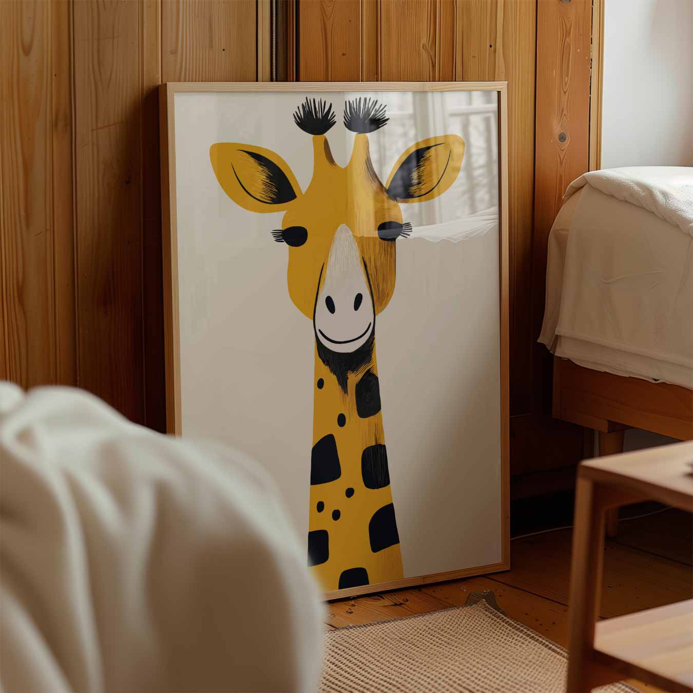 Vrolijke Giraffe Poster