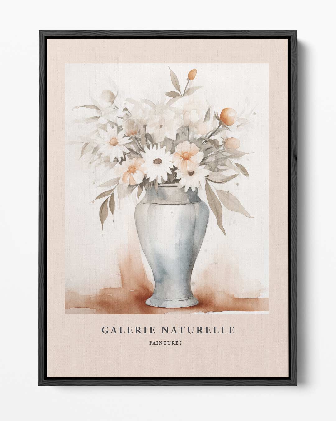 Bloemenpracht in Aquarel Kunstwerk-canvas-dibond-plexiglas-wanddecoratie-WallArtistic