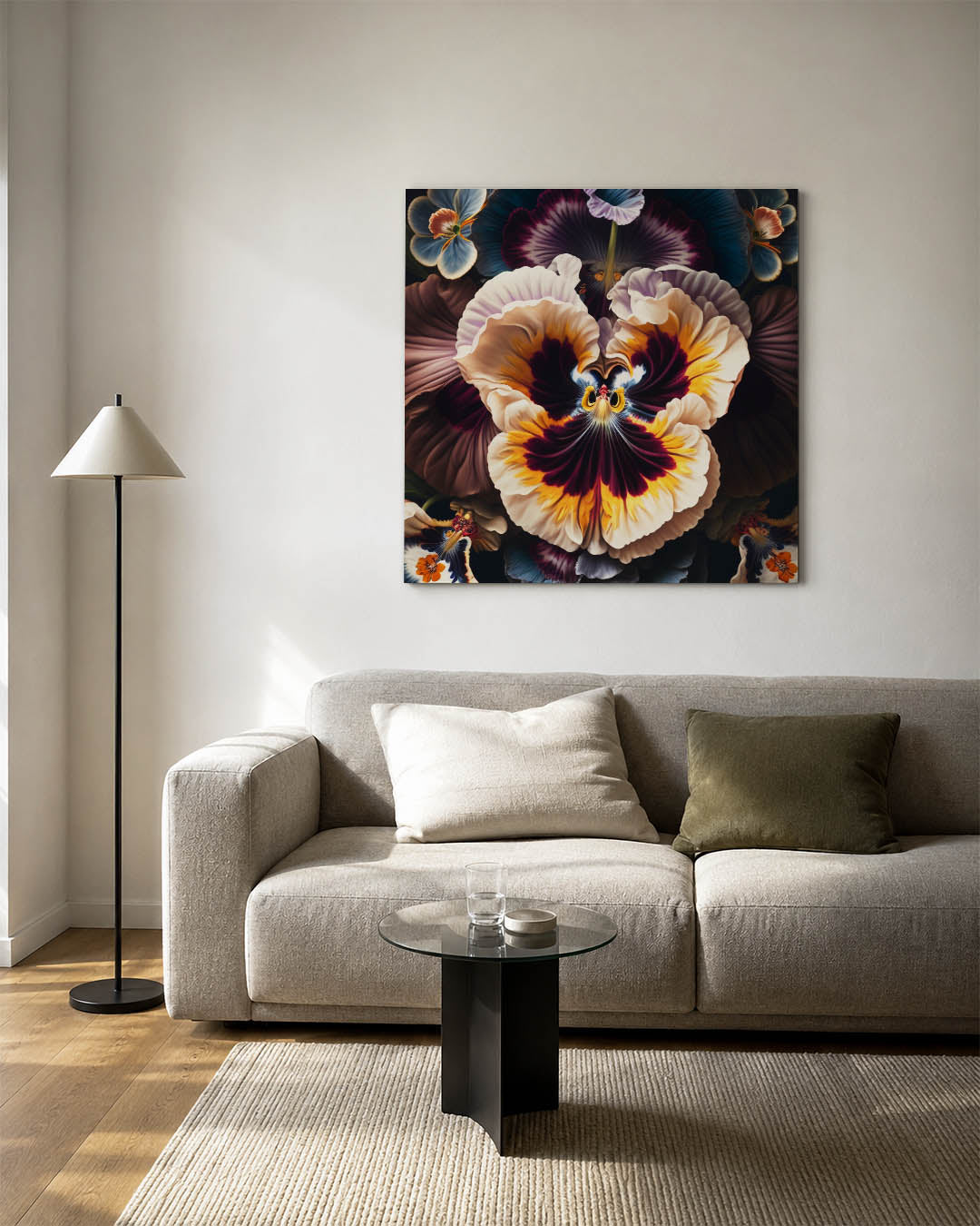 Bloemrijke harmonie Kunstwerk