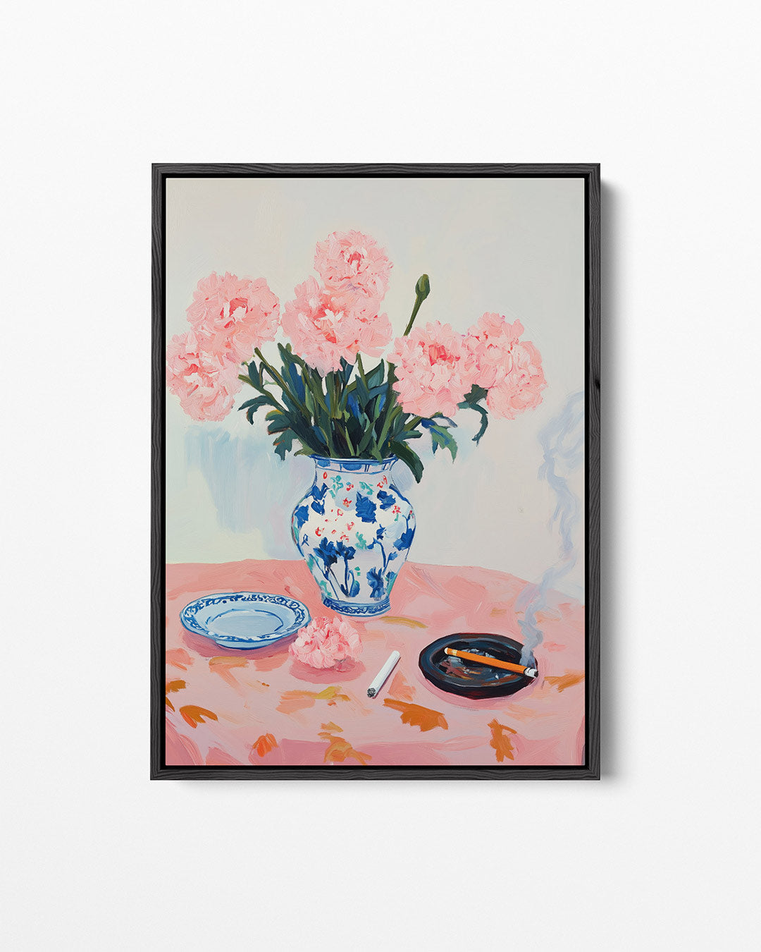 Bloemrijke compositie Kunstwerk