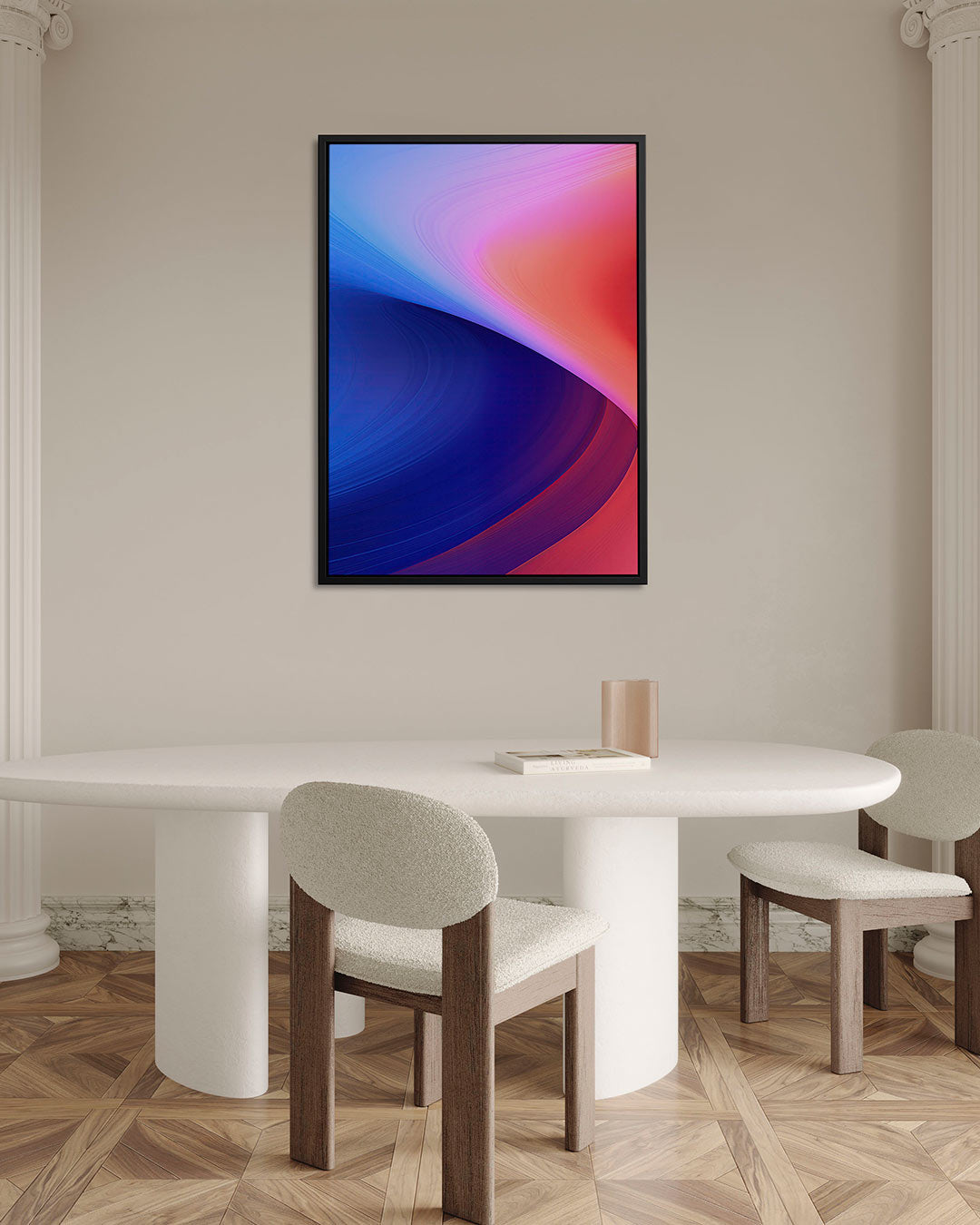 Kleurrijke vormen Kunstwerk