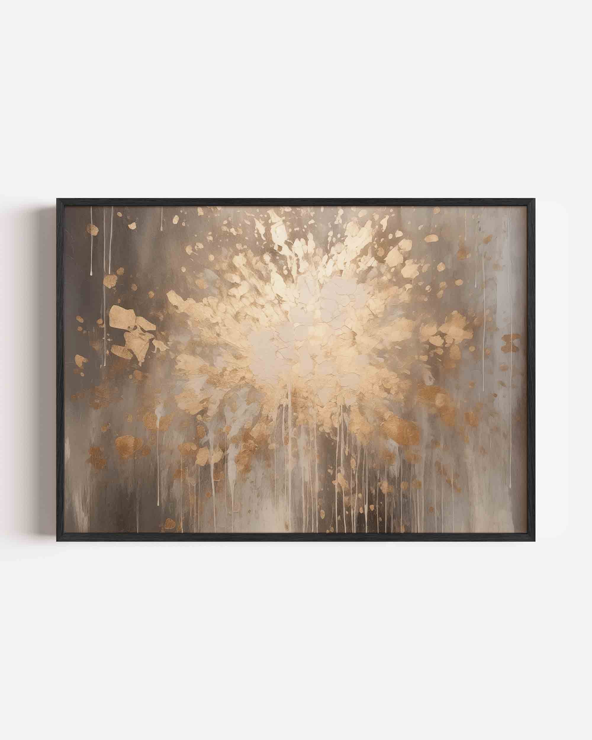 Gouden spetters Poster