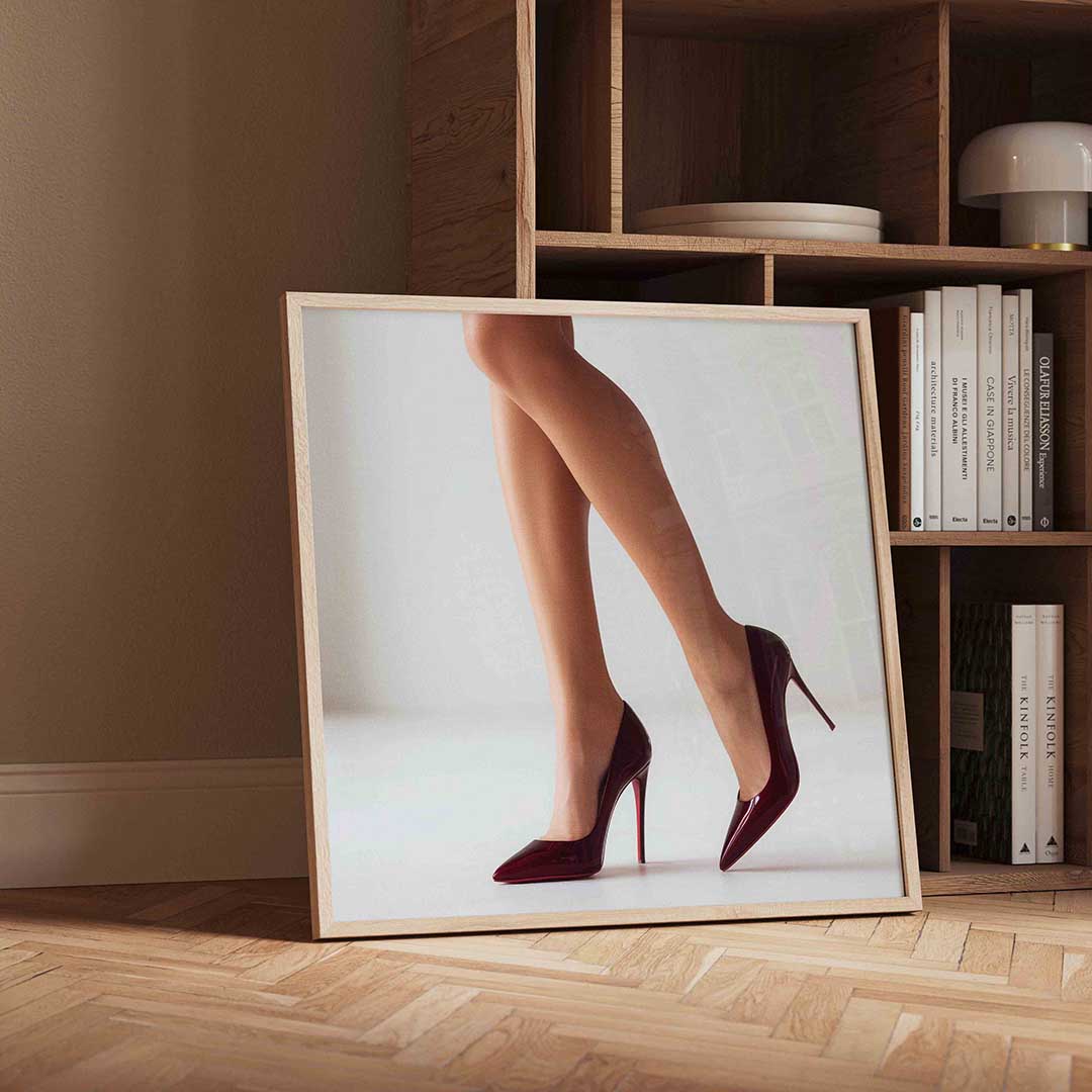 Elegante hakken Poster