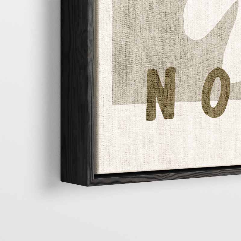 Minimalistisch Creatief Abstract in Beige Kunstwerk-canvas-dibond-plexiglas-wanddecoratie-WallArtistic