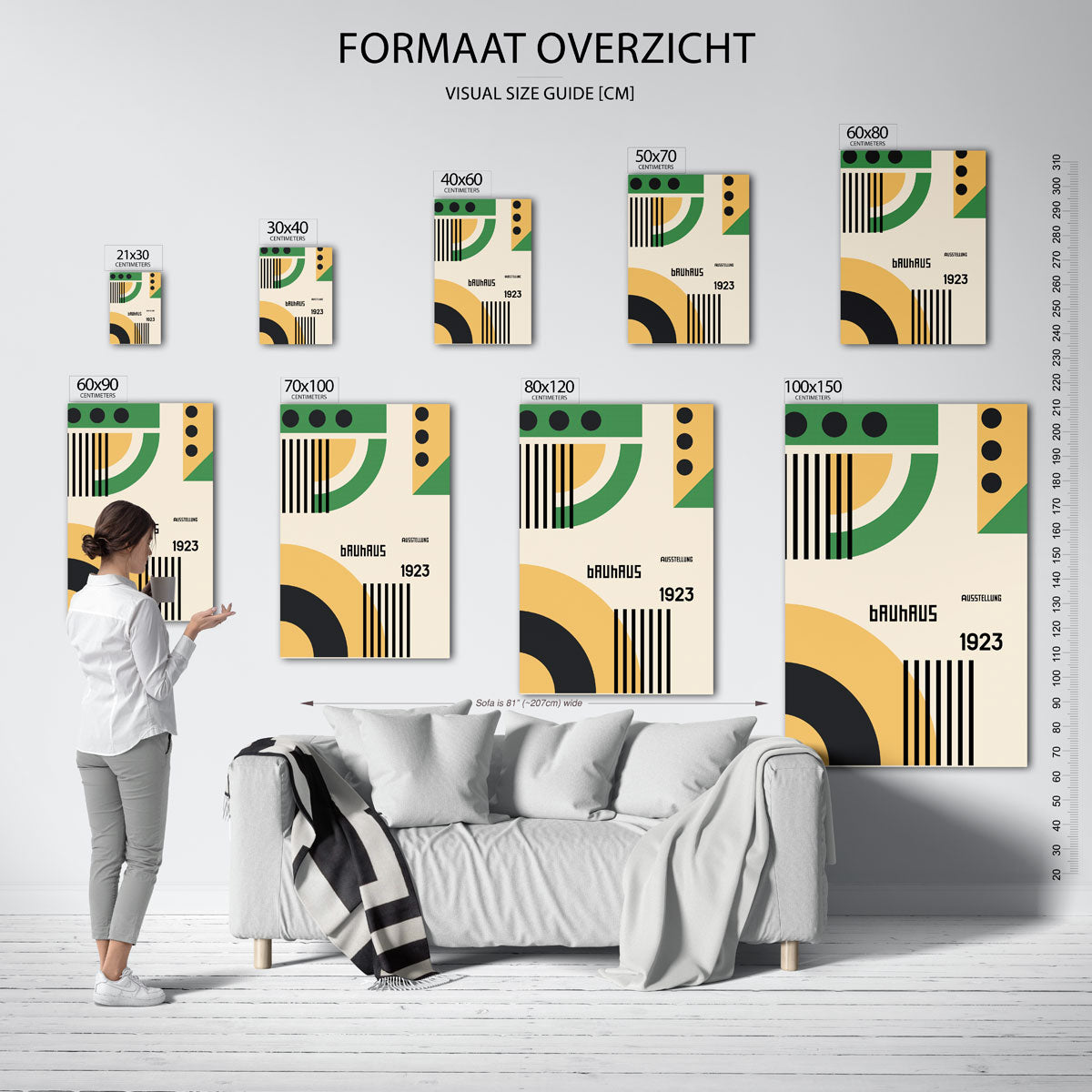 Vormen en vlakken Poster