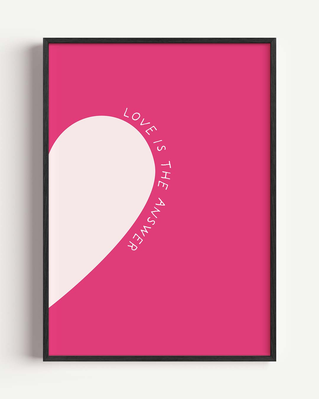 Liefde is het Antwoord Poster