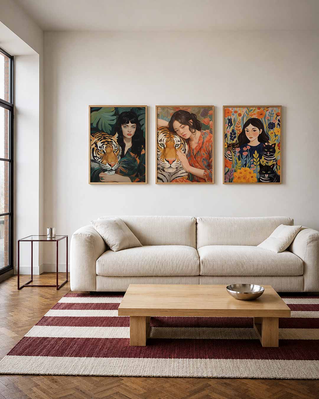 Dier en mens harmonie Posterset