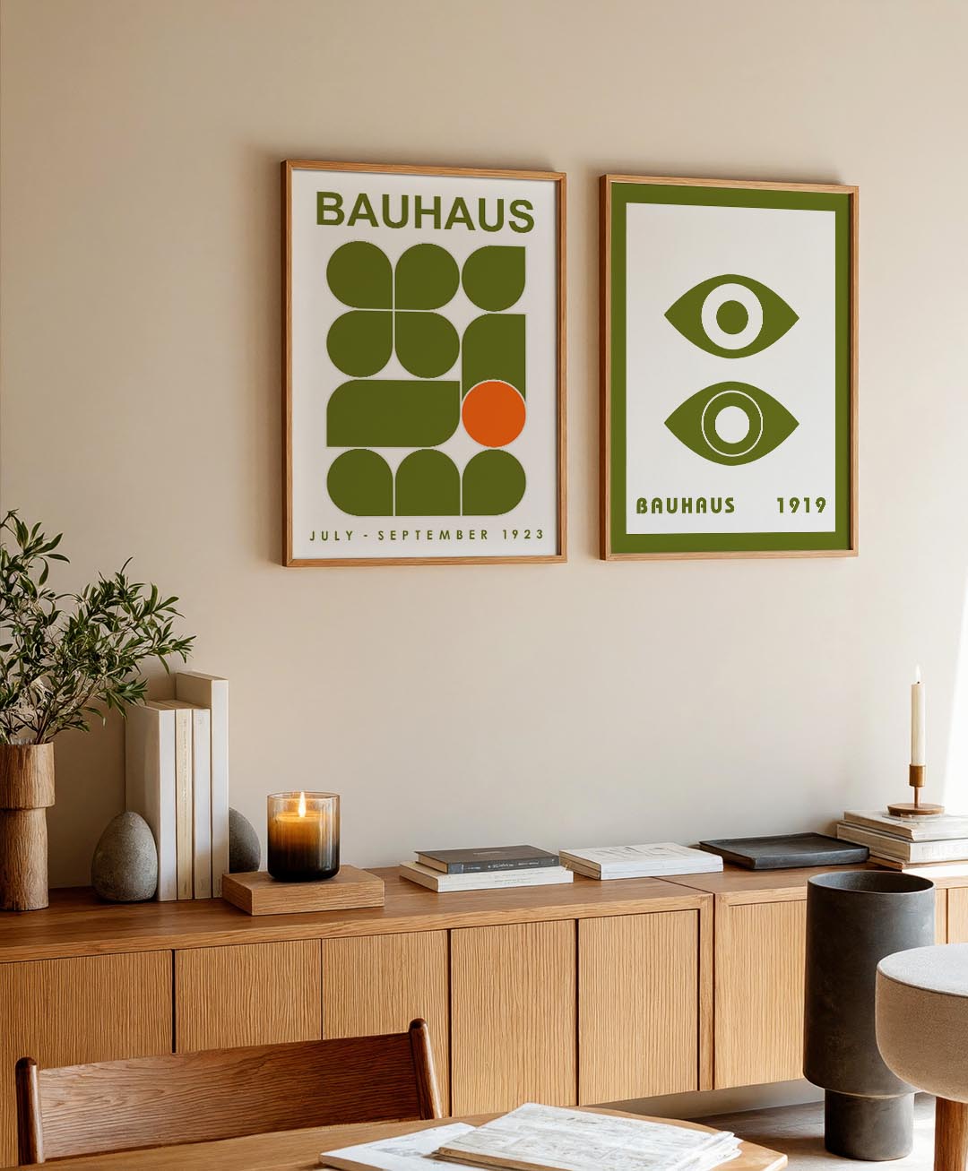 Vormen en vlakken Posterset