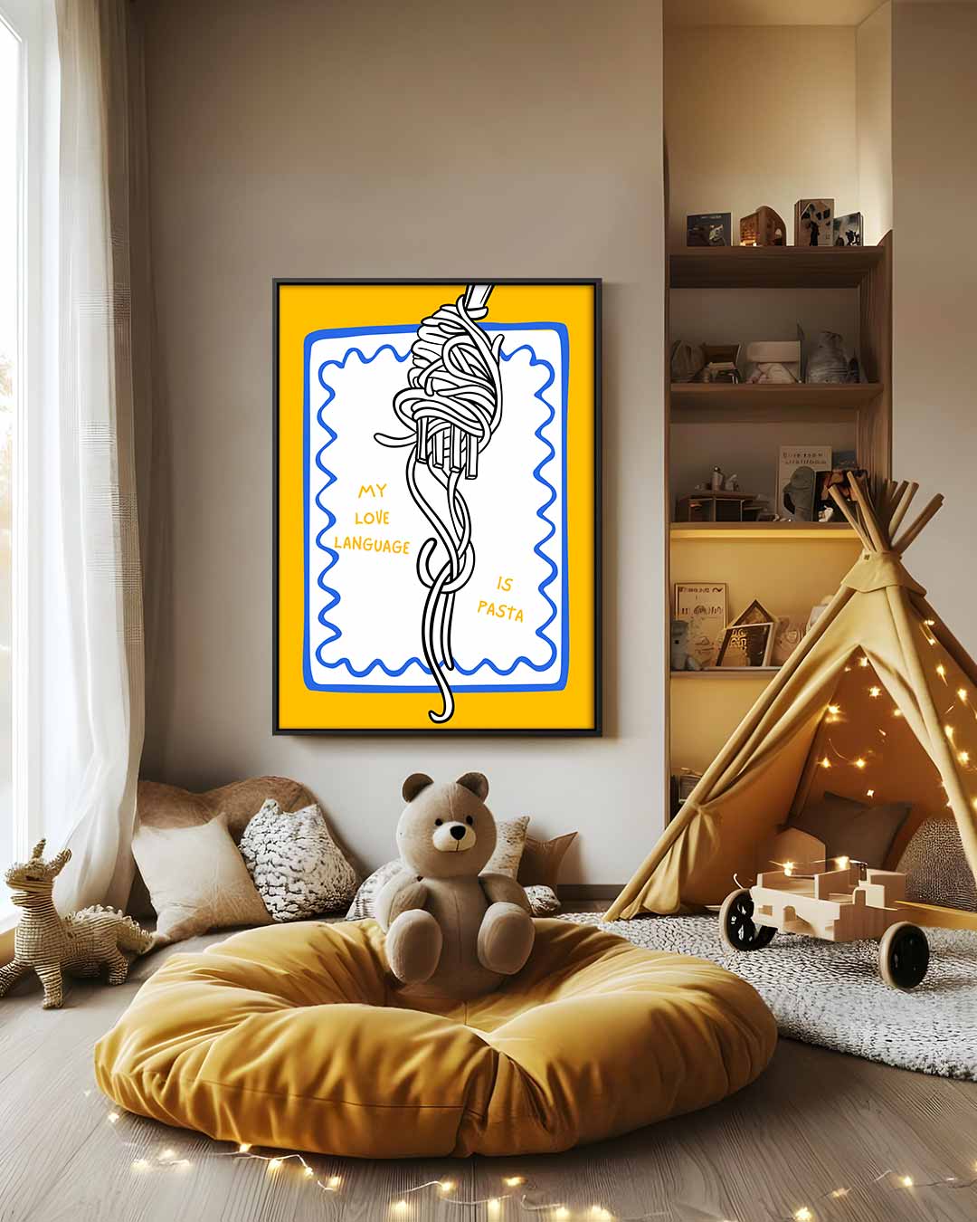 Pastaliefde Wanddecoratie Kunstwerk-canvas-dibond-plexiglas-wanddecoratie-WallArtistic