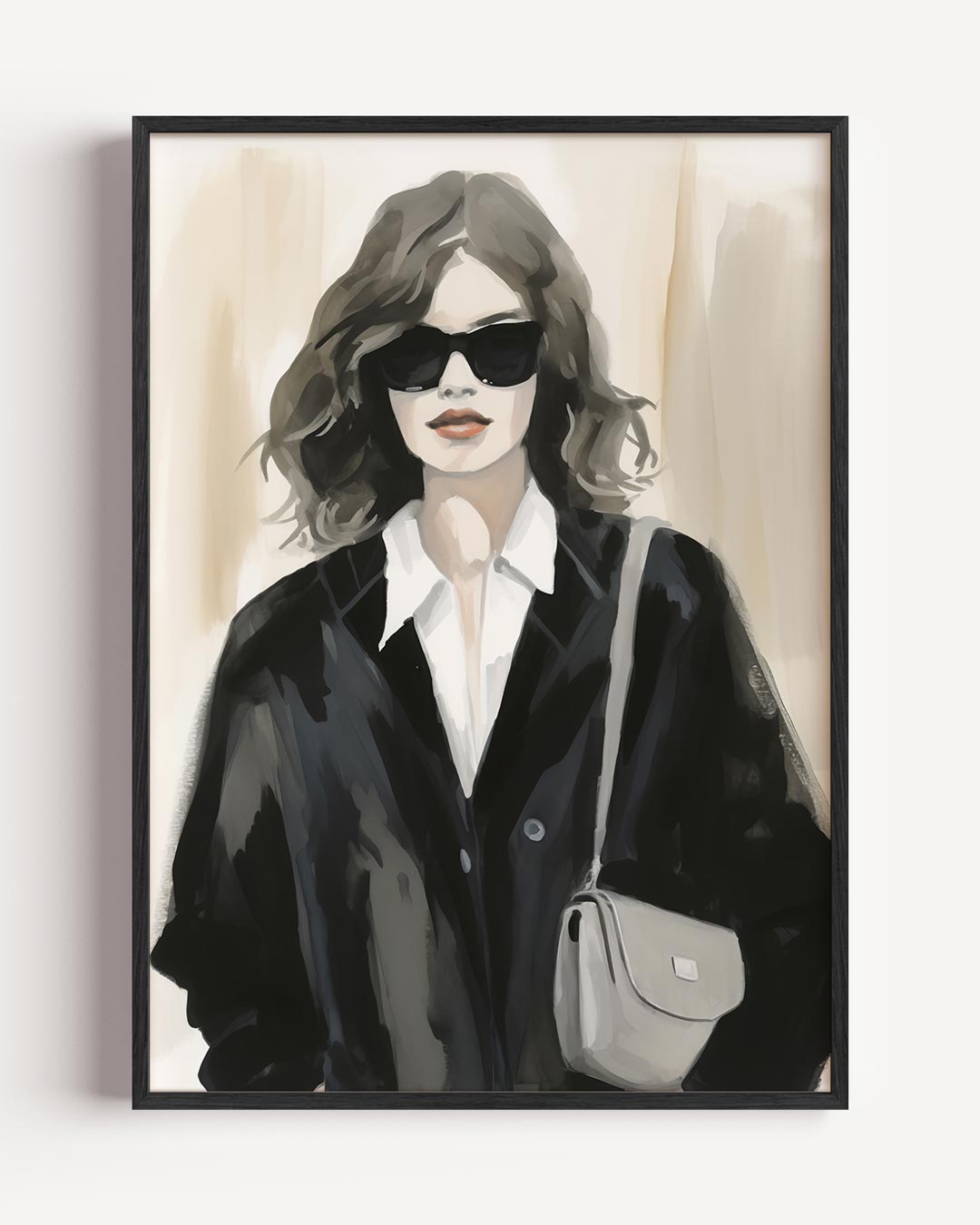 Stijlvolle Vrouwelijke Elegantie Poster-WallArtistic